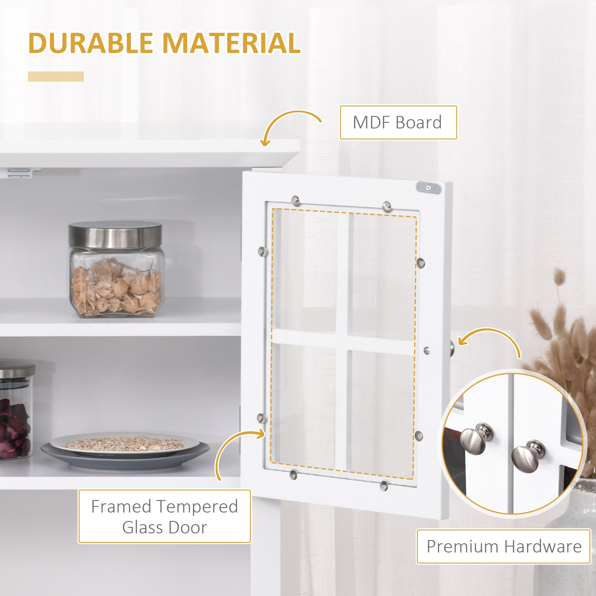 HomCom 835-343V80WT Pull-Out-Cabinet-Baskets - View #6