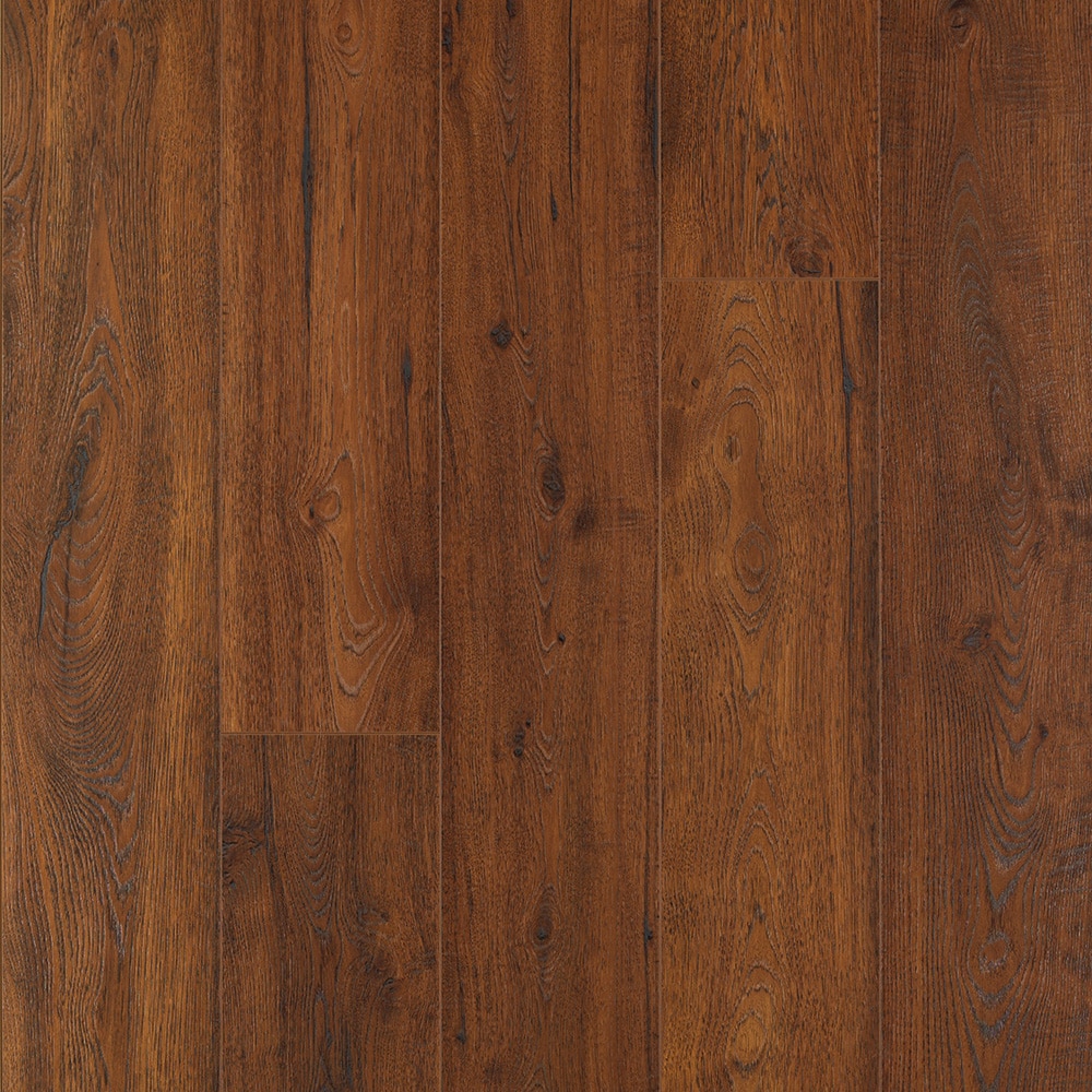 Pergo Portfolio + WetProtect Cambridge Abbey Oak 10-mm T x 7-1/2-in W x 54-in L Waterproof Wood Plank Laminate Flooring (19.76-sq ft) in Brown -  LF000969