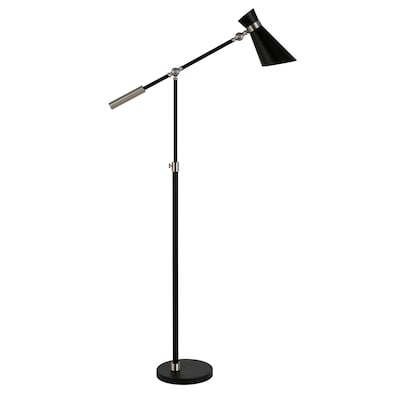 Black Brushed Nickel Floor Lamp, Apothecary Floor Lamp