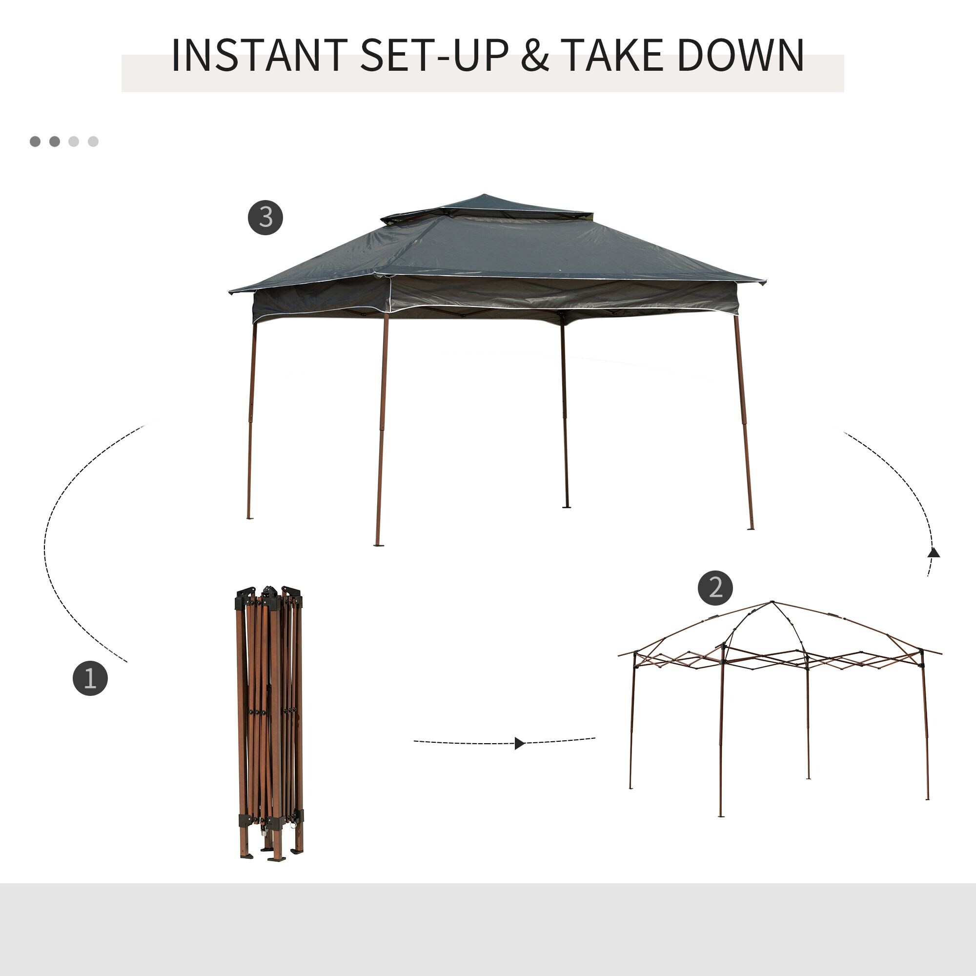 JUSHUA WSY-75XY28 Wood-Resin-Gazebos - View #7