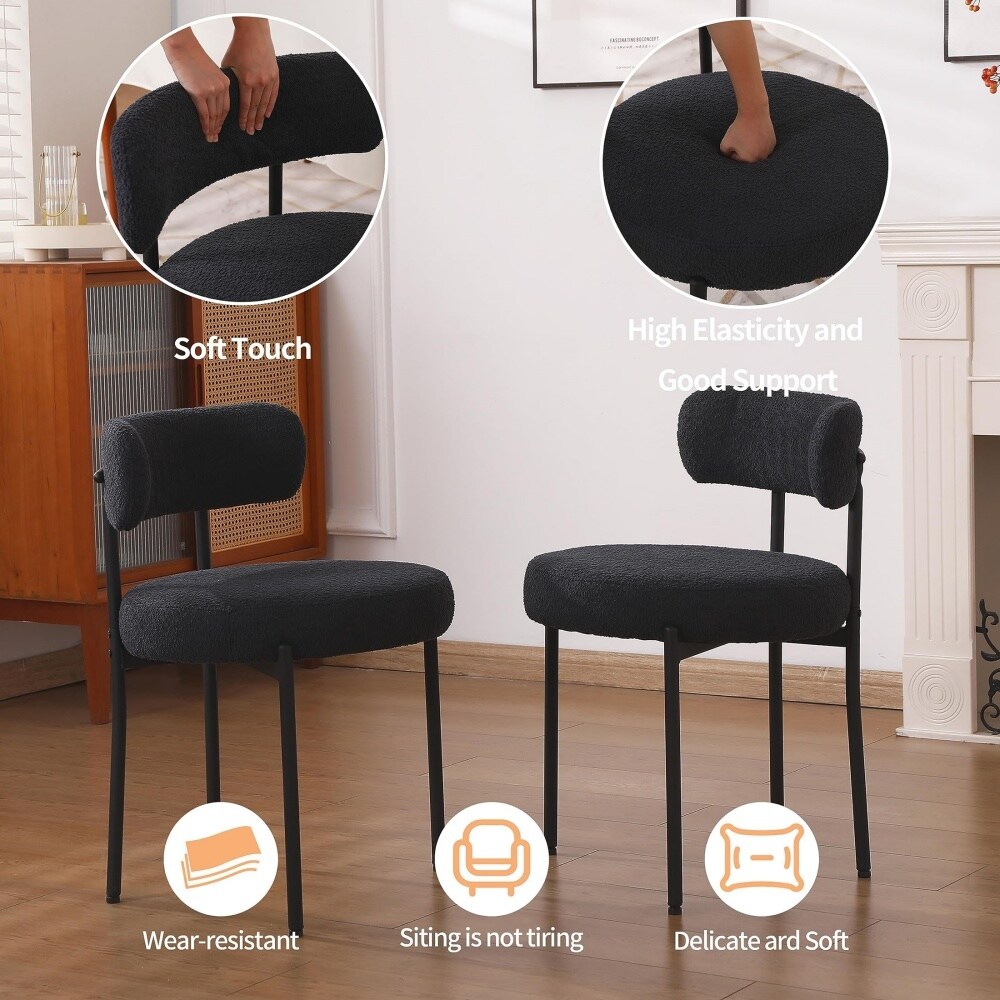 DYHOME SJ-RDC-BK-2 Dining-Chairs - View #4