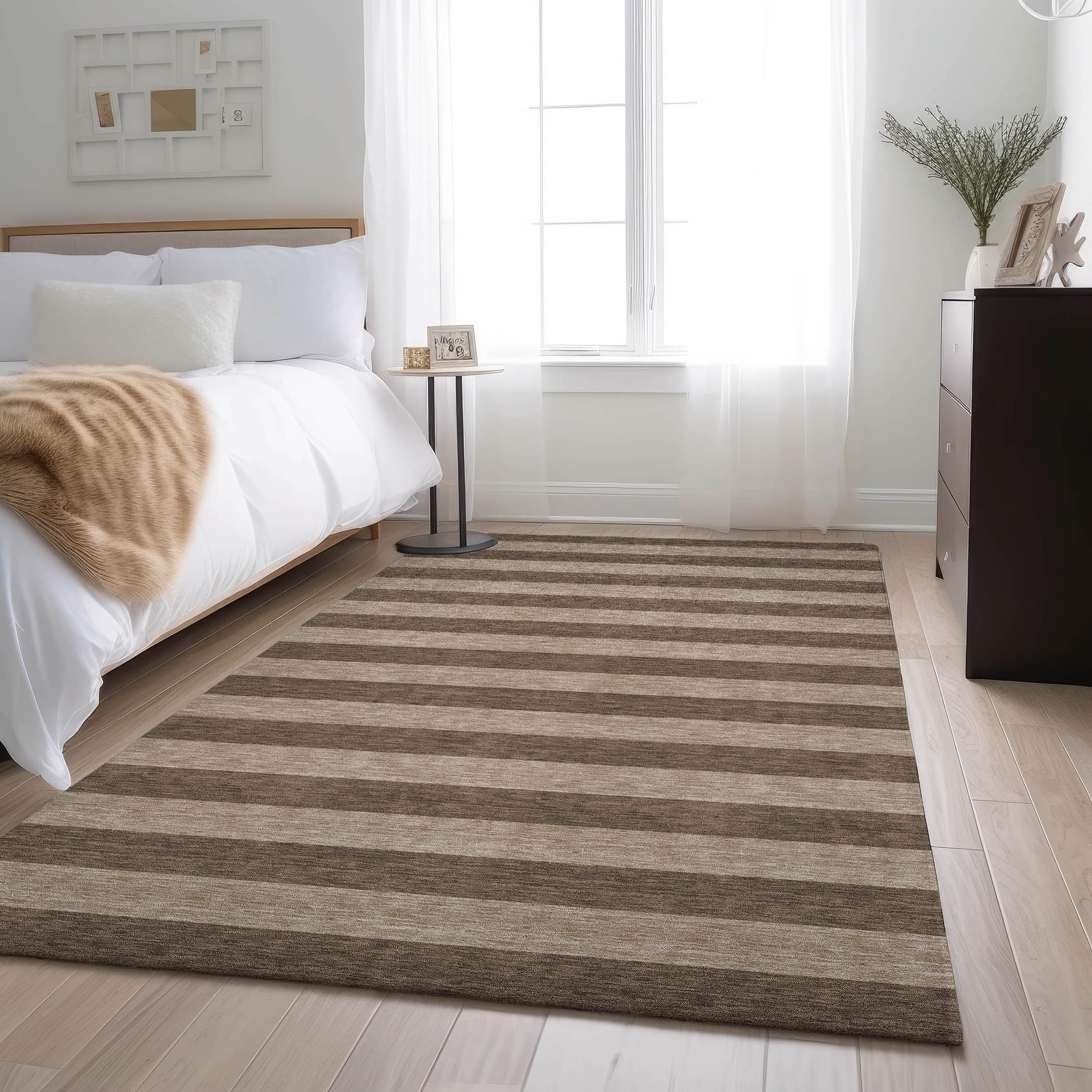 Addison Rugs AMF536NA3X5 Mayfield AMF536NA 3 x 5 (ft) Loomed Polyester Navy Rectangular Indoor Geometric Machine washable Area rug