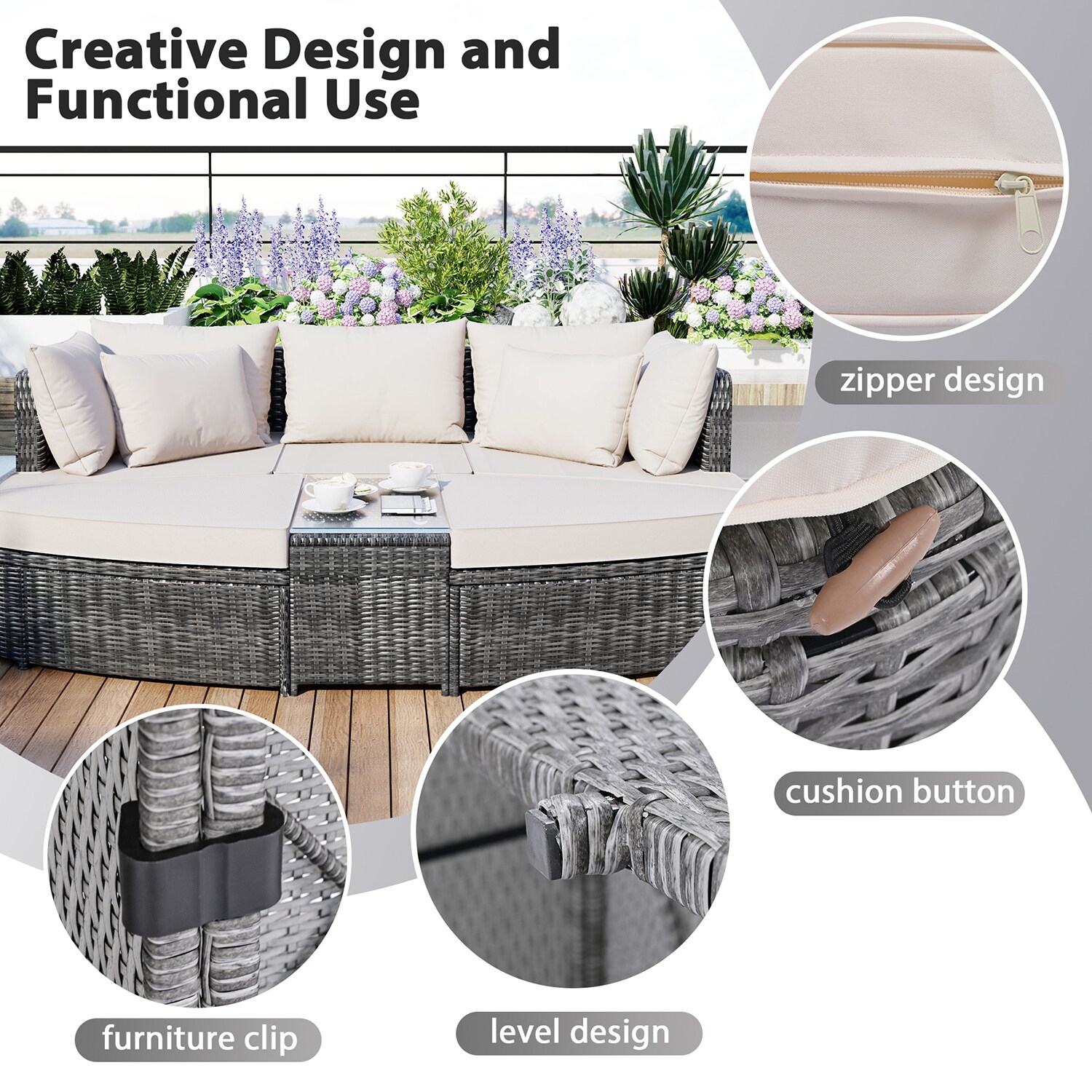 SINOFURN SYA010480BG Patio-Sofas-Daybeds - View #10