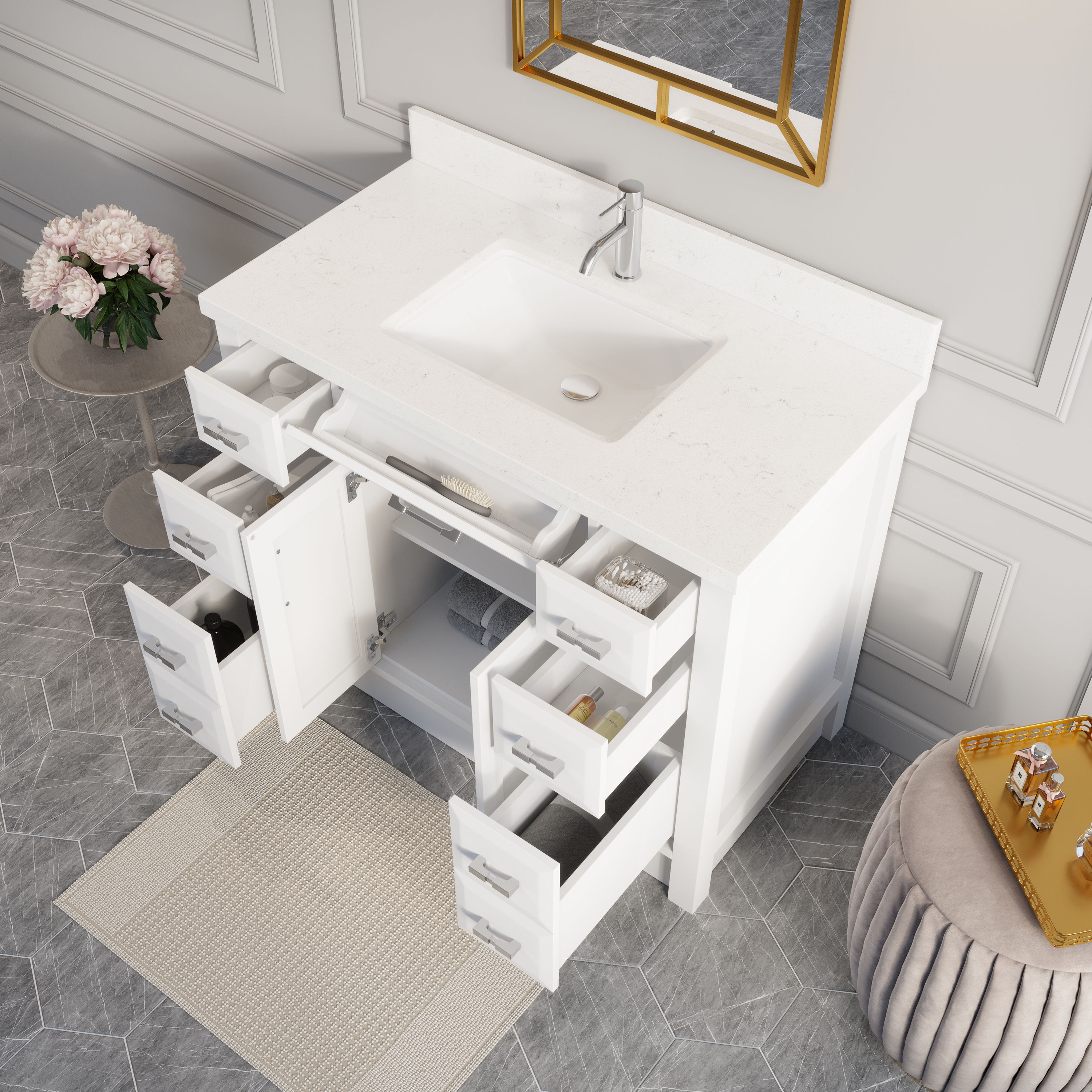 Spa Bathe CA42WH Bath-Vanity-Combo - View #5