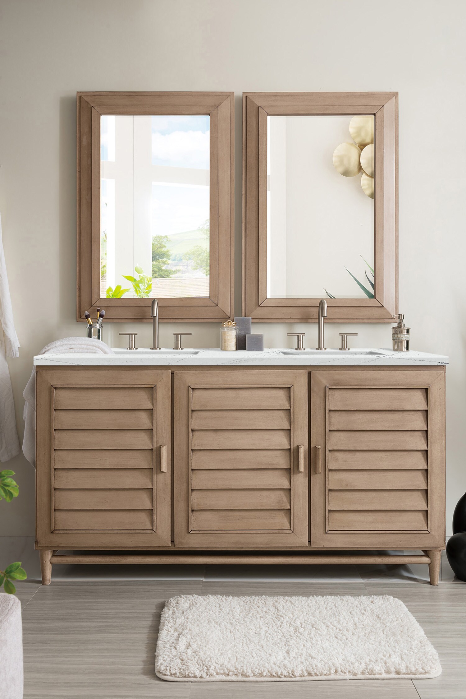 James Martin Vanities 620-V60D-WW-3ENC Bath-Vanity-Combo - View #2