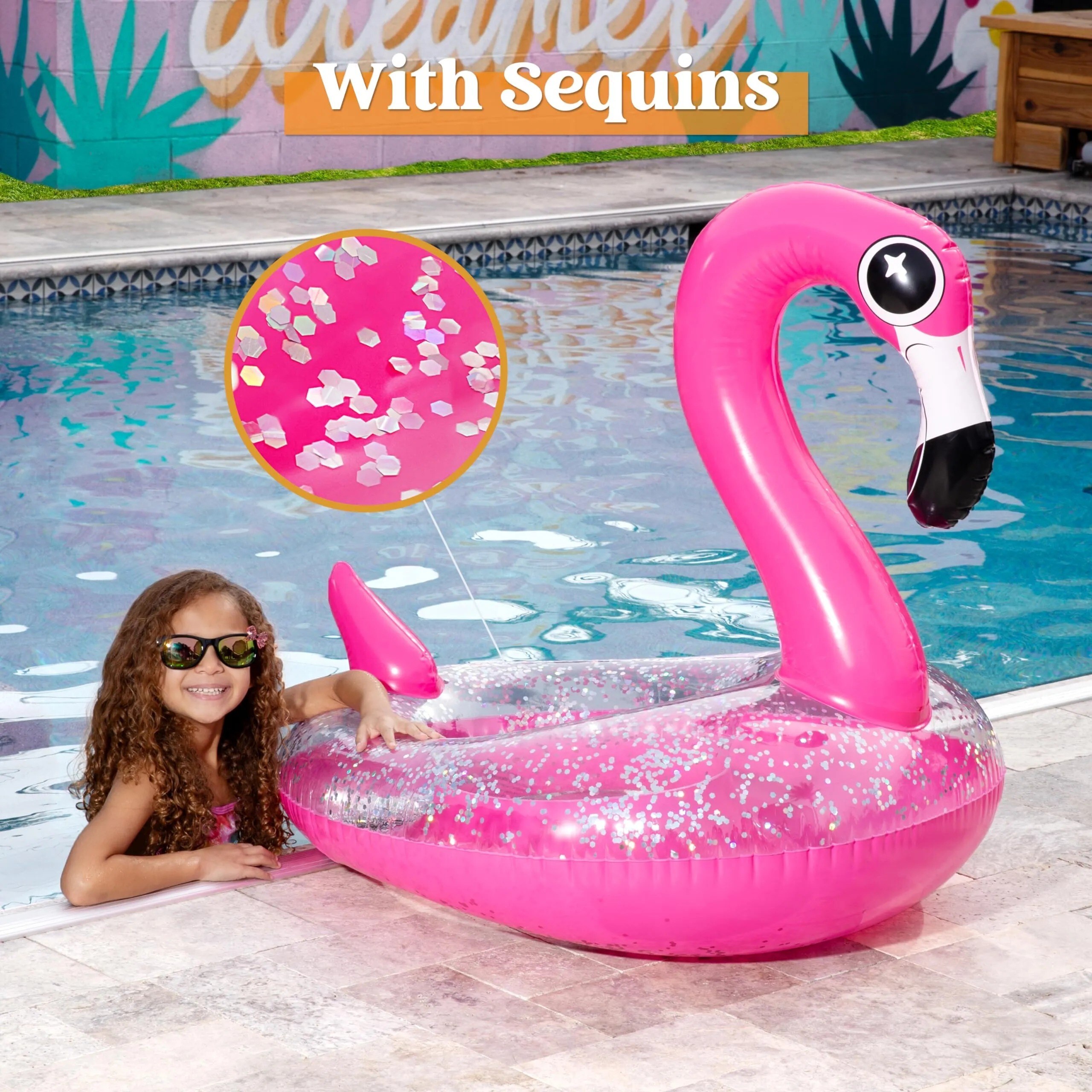 Flamingo pool ring on sale