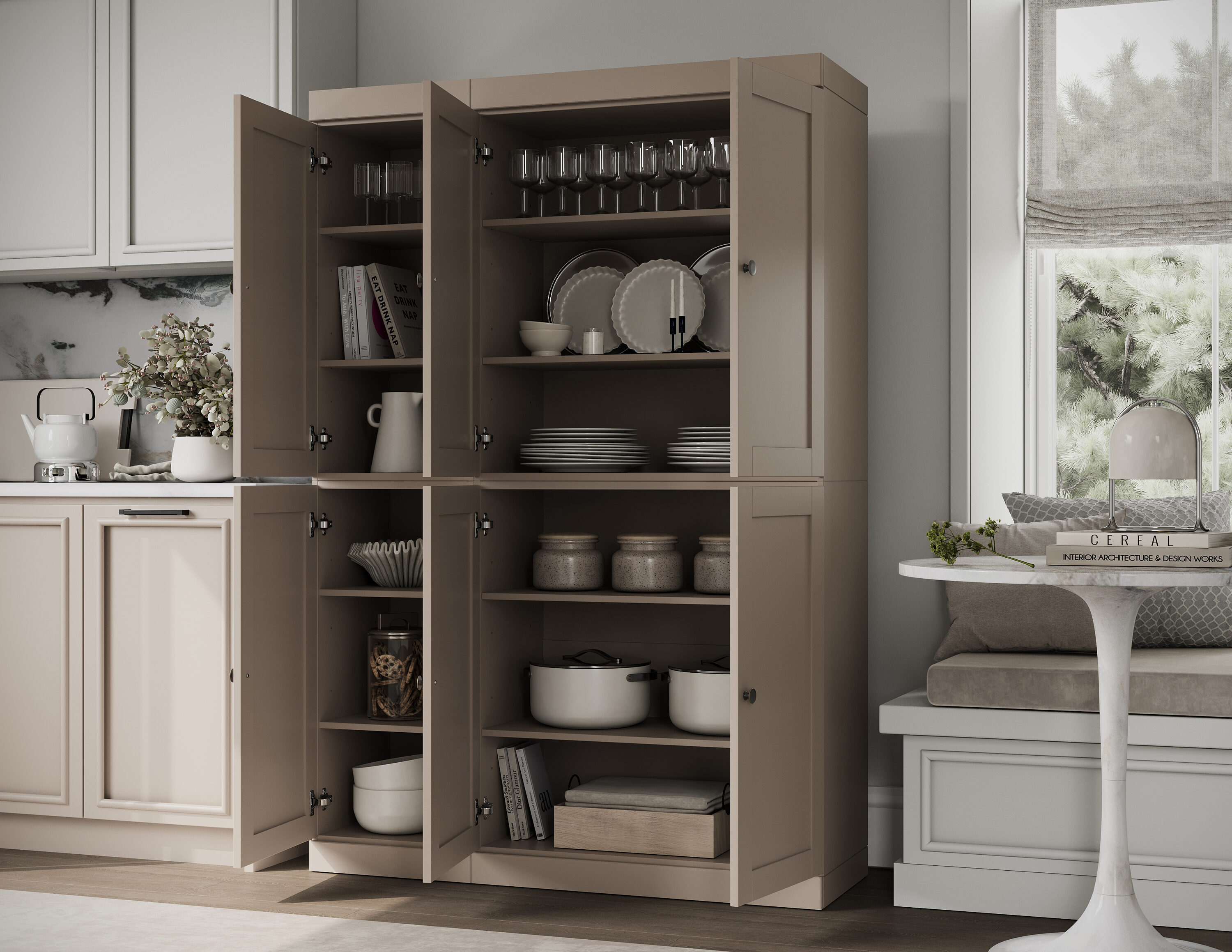 Palace Imports 329-14 Dining-Kitchen-Storarge - View #2