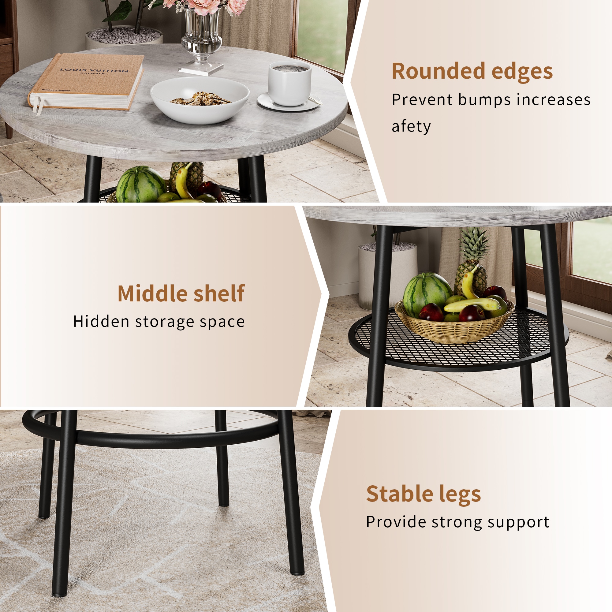 Tinyhomie LW-JA-P303846W578 Dining-Sets - View #6