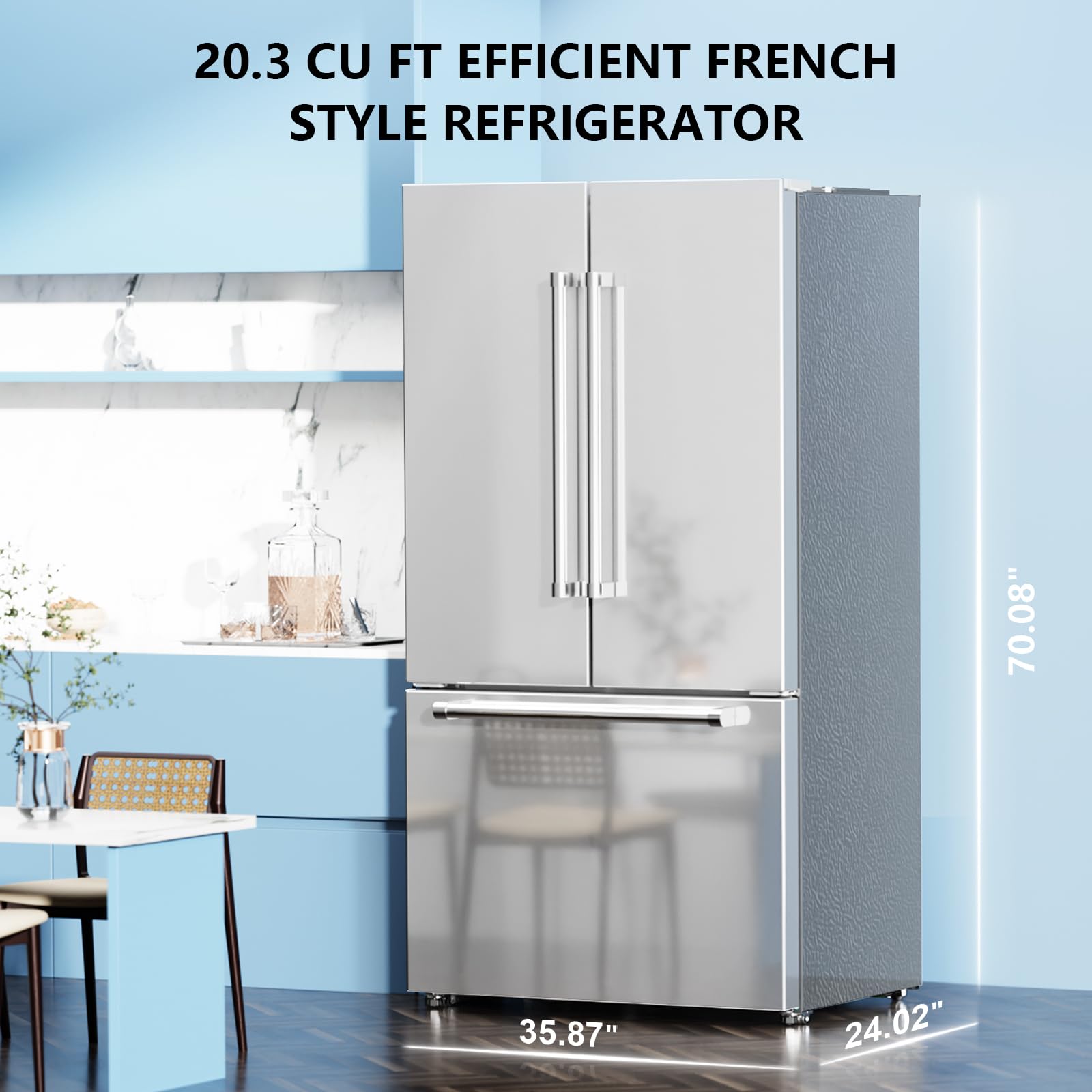 COWSAR LSRW-43660RLR0 French-Door-Refrigerators - View #8
