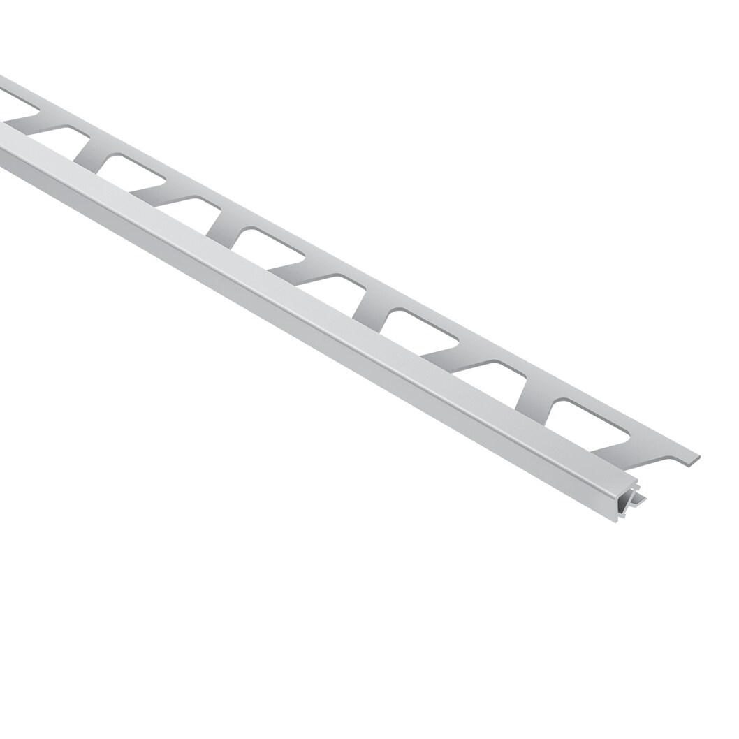 Schluter Systems PQ60HG Quadec 0.25-in W x 98.5-in L Light grey PVC Square edge Tile Edge Trim