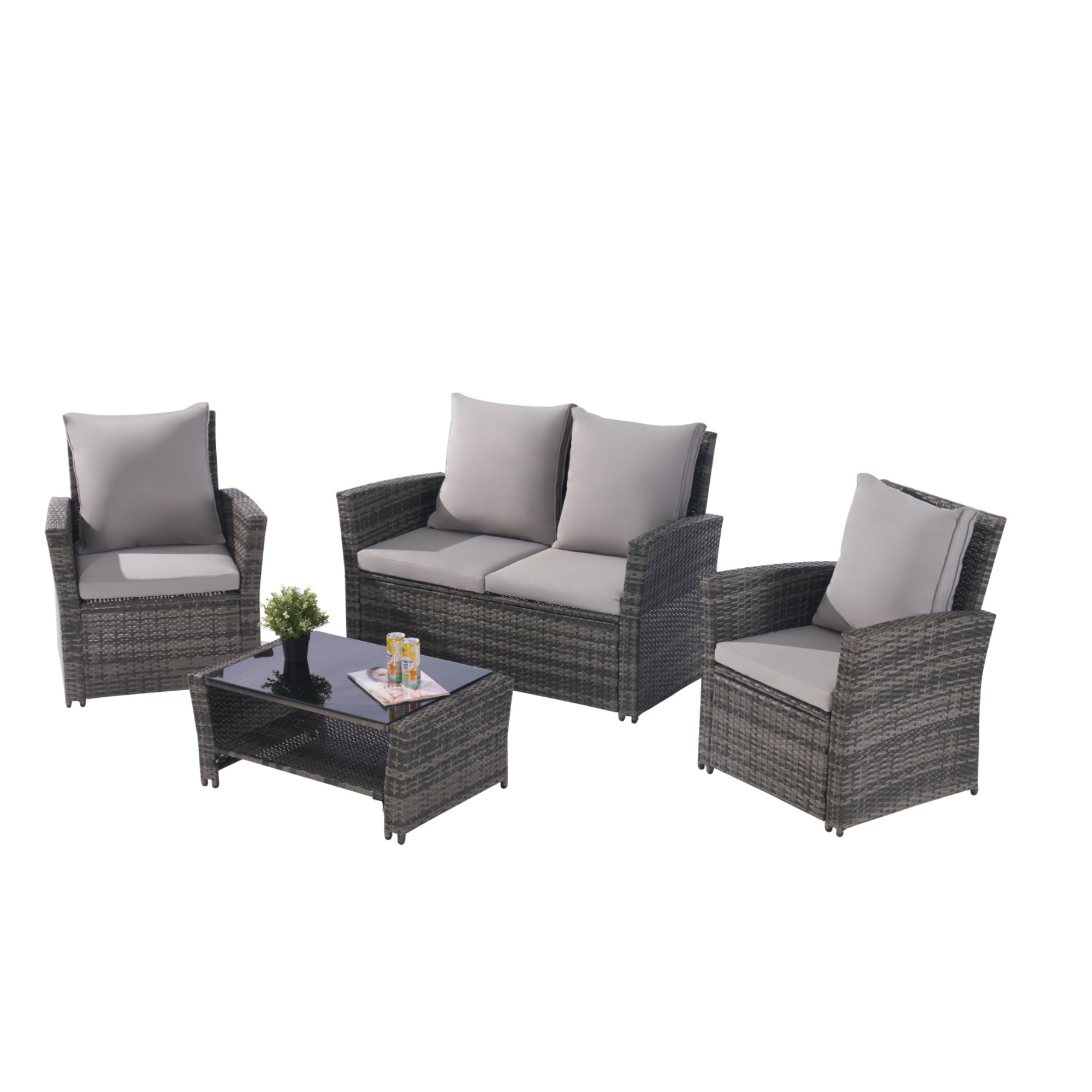 AHIOU HOME ZAAHG-P146981SF Patio-Conversation-Sets - View #5