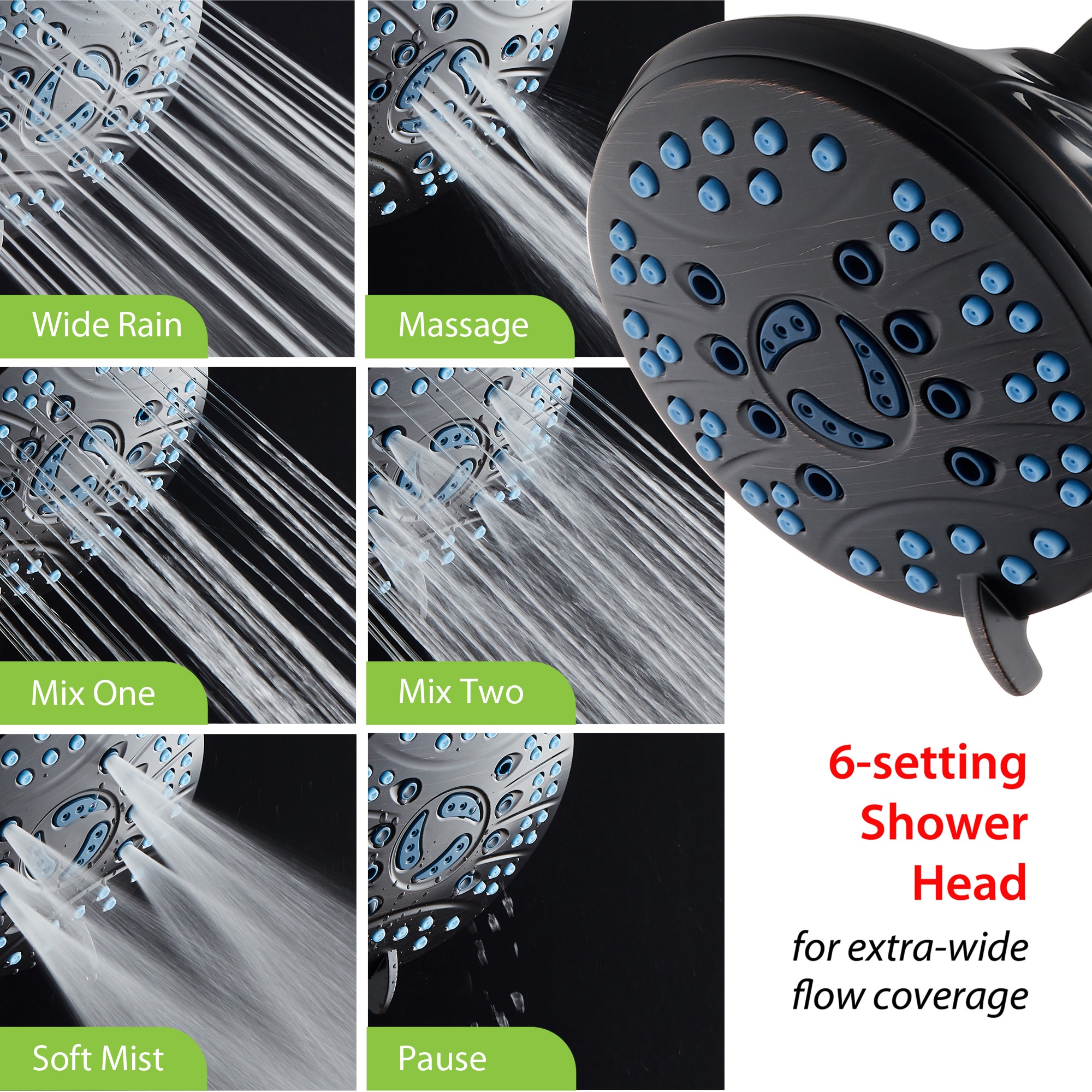 AquaCare 4431MBF Fixed-Showerhead - View #3