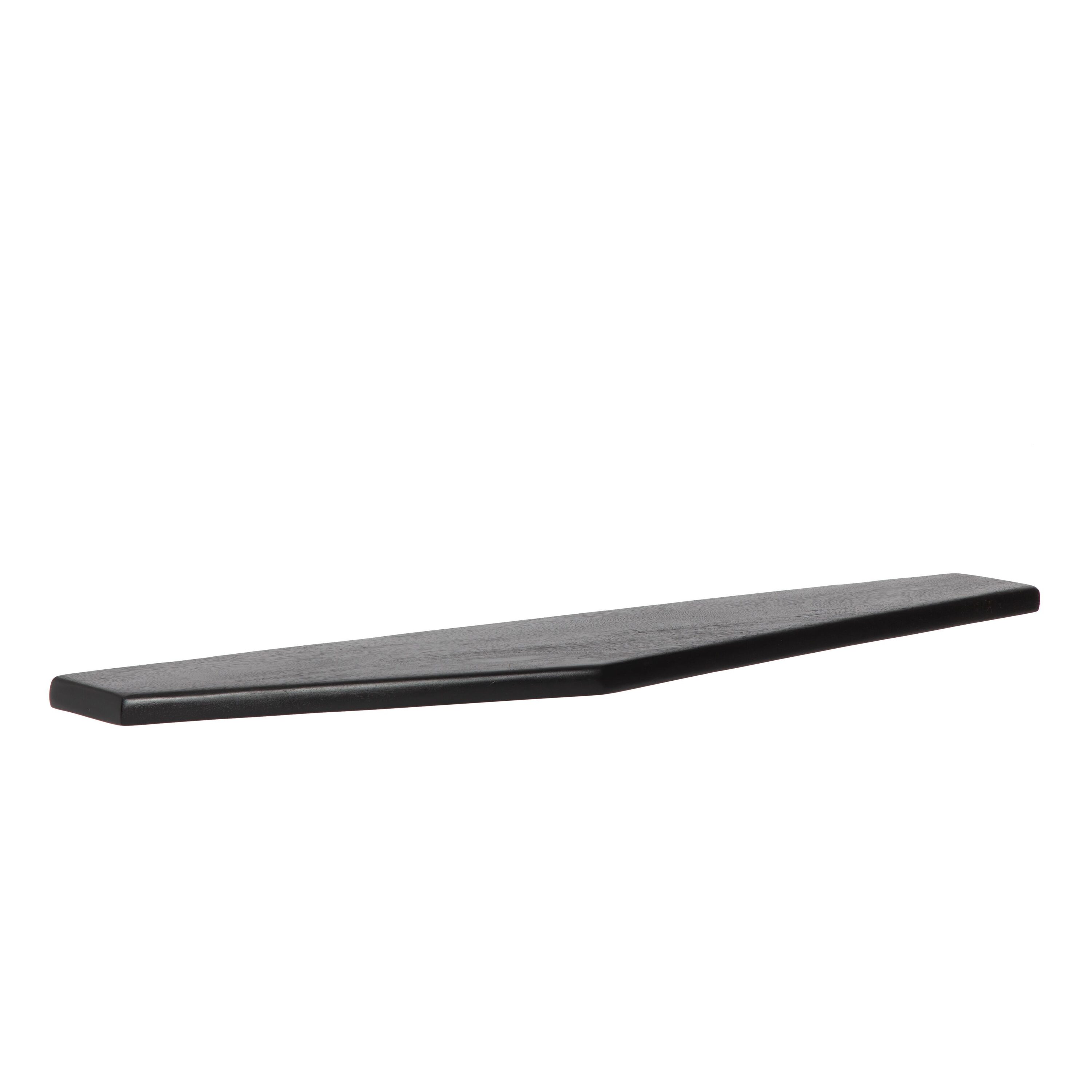 MH LONDON MH-ST-355 36-Inches L x 8-Inches D x Black Wood Rectangular Floating shelf