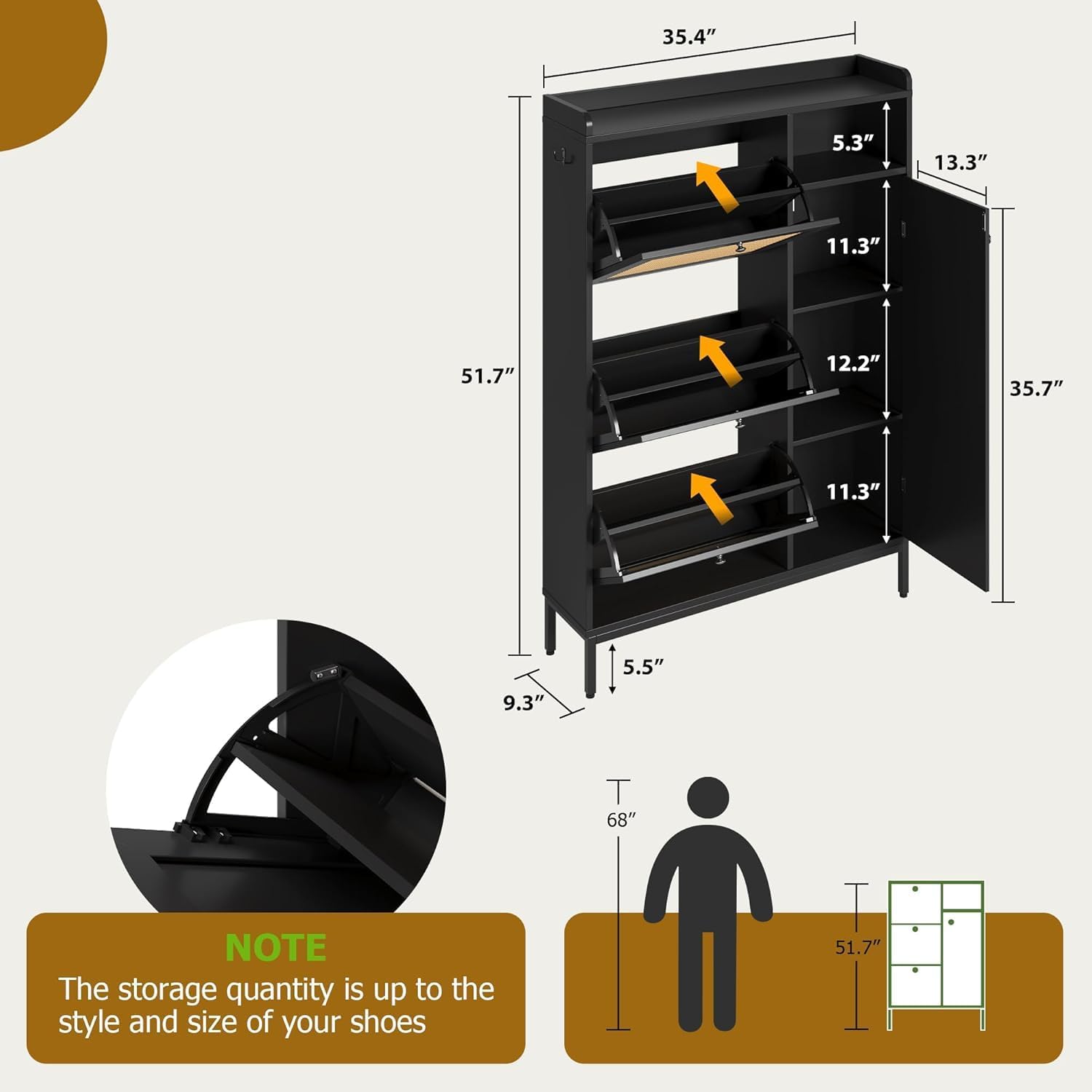 WhizMax IWAN-PHO-150WLVF9 Shoe-Racks - View #2