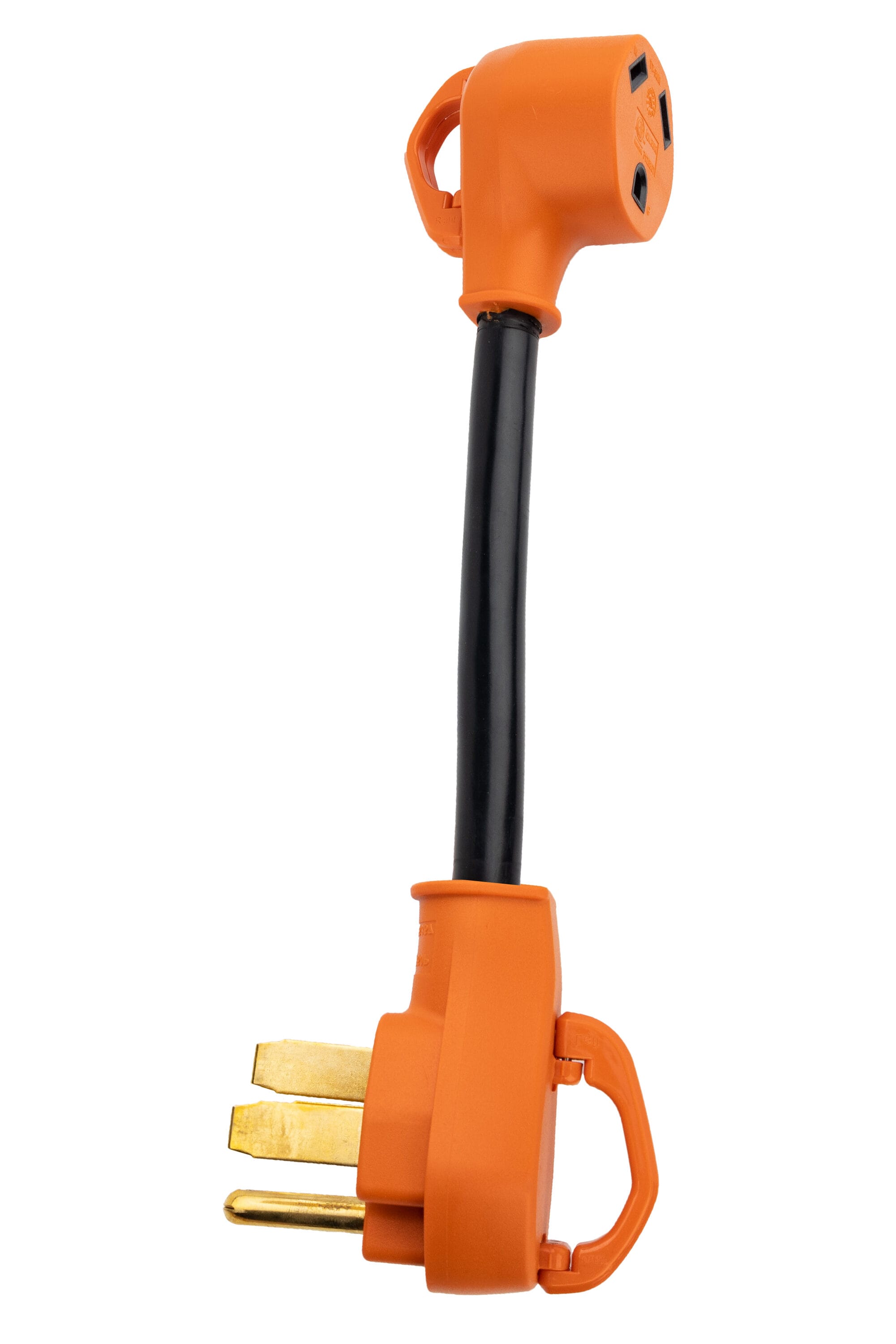 POWER SENTRY 1-ft 10 / 4 Heavy Duty 4 Prong ORANGE/BLACK Outdoor Extension Power Cord