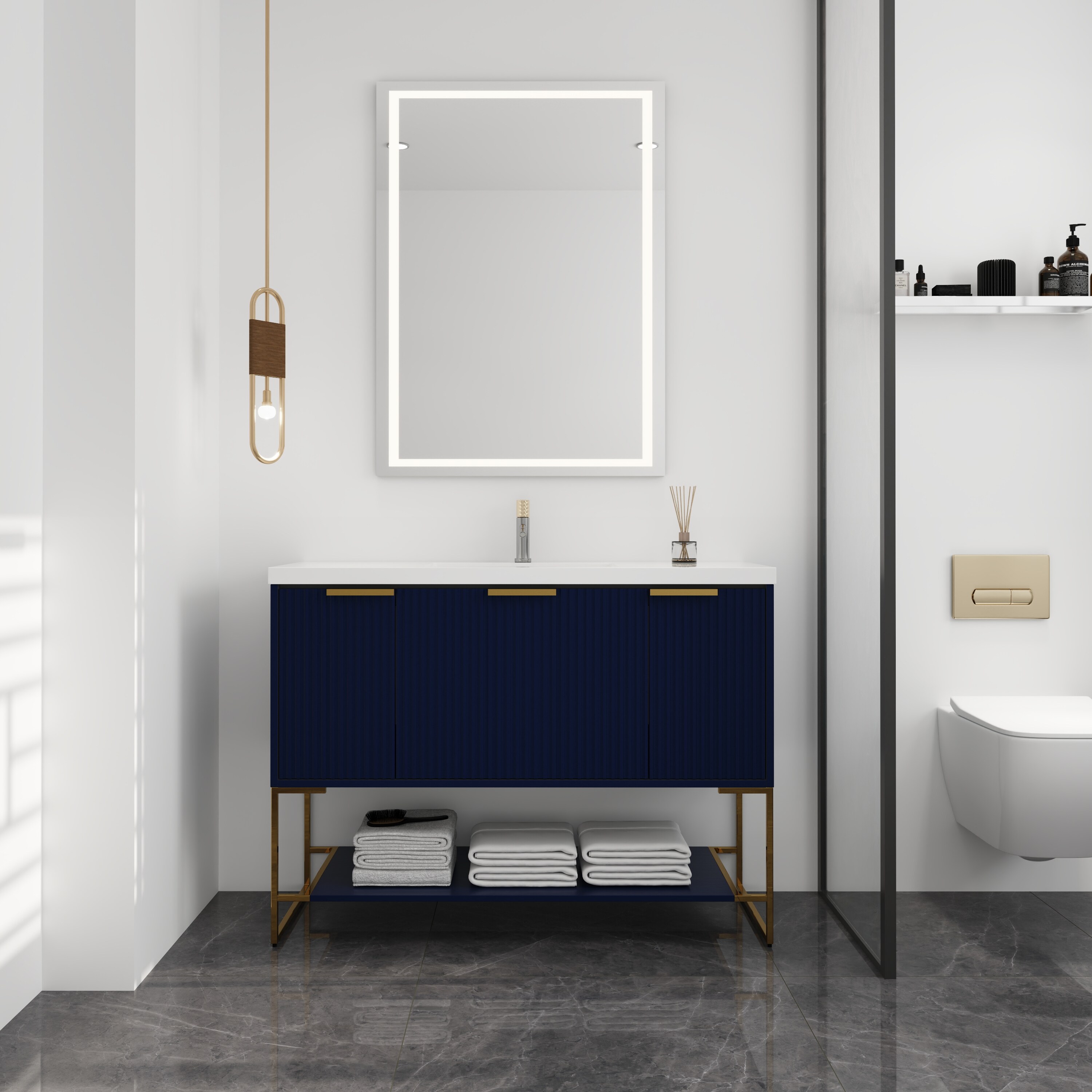 WELLFOR GLEM-46655 Bath-Vanity-Combo - View #2