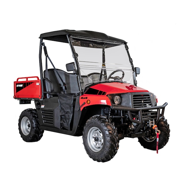Coleman Powersports Red Gas UTV 392cc Engine Max Speed 45 MPH 2WD Coleman Powersports Red Gas UTV 392cc Engine Max Speed 45 MPH 2WD