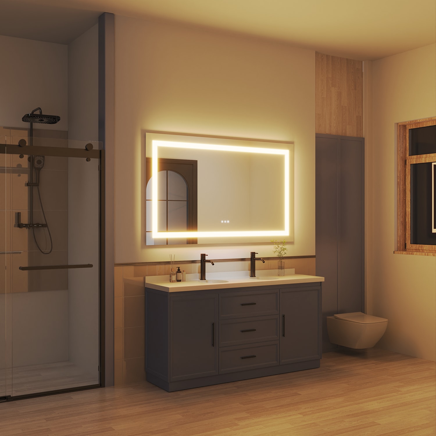 waterpar WPLO-2276 Framed-Bath-Mirrors - View #4