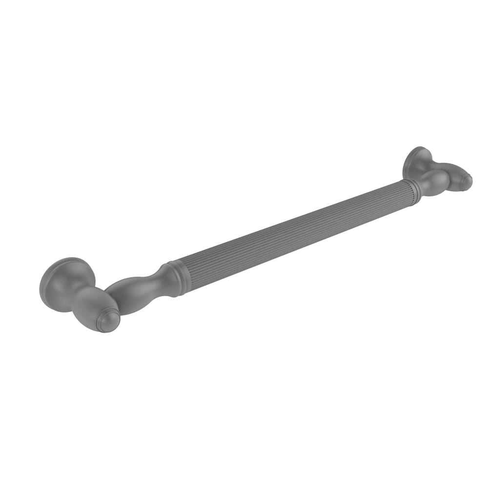 Allied Brass TD-GRR-16-GYM 16-in Matte Gray Wall mount ADA Compliant Grab Bar ( 350-lb Weight Capacity )