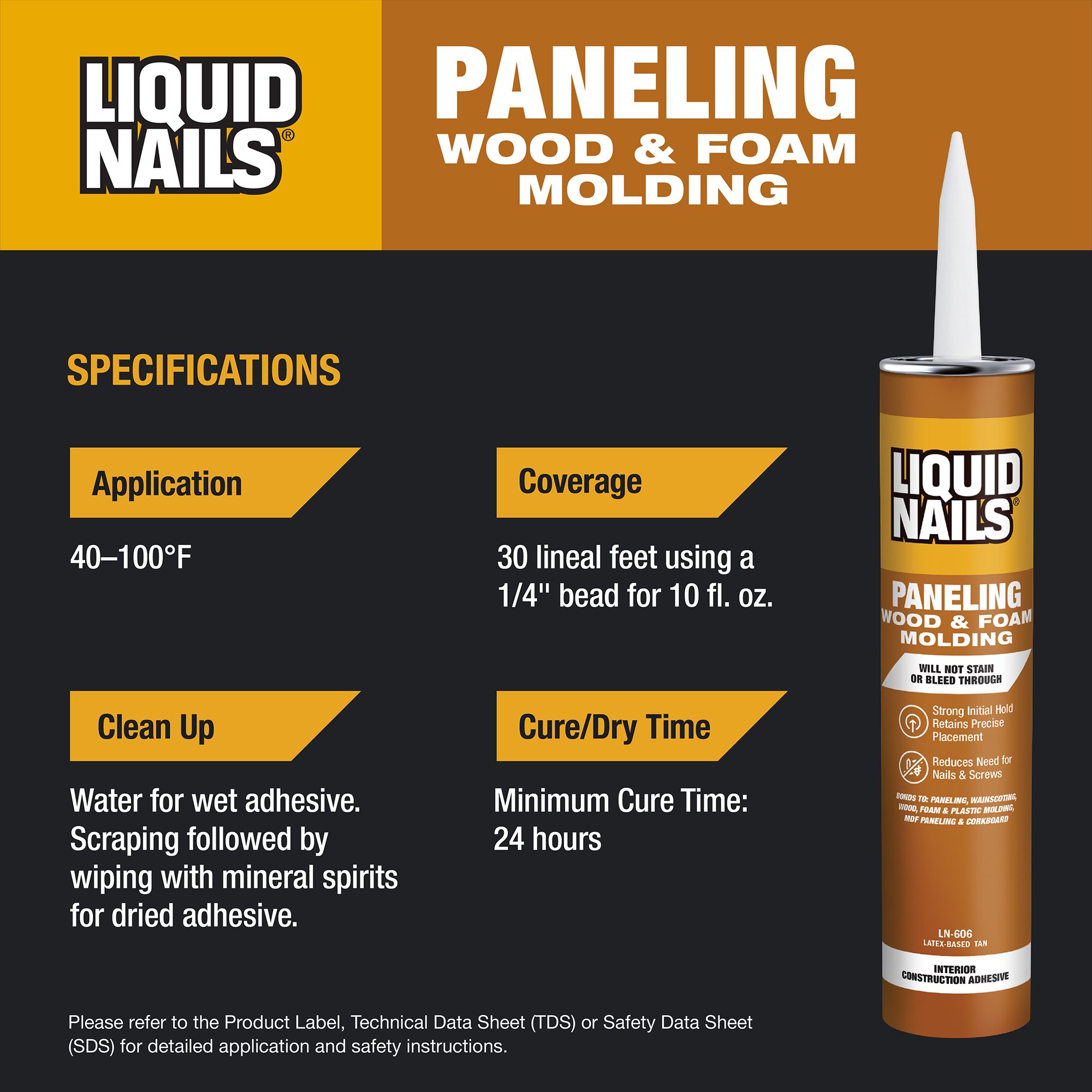 LIQUID NAILS LN-606 Construction-Adhesive - View #4