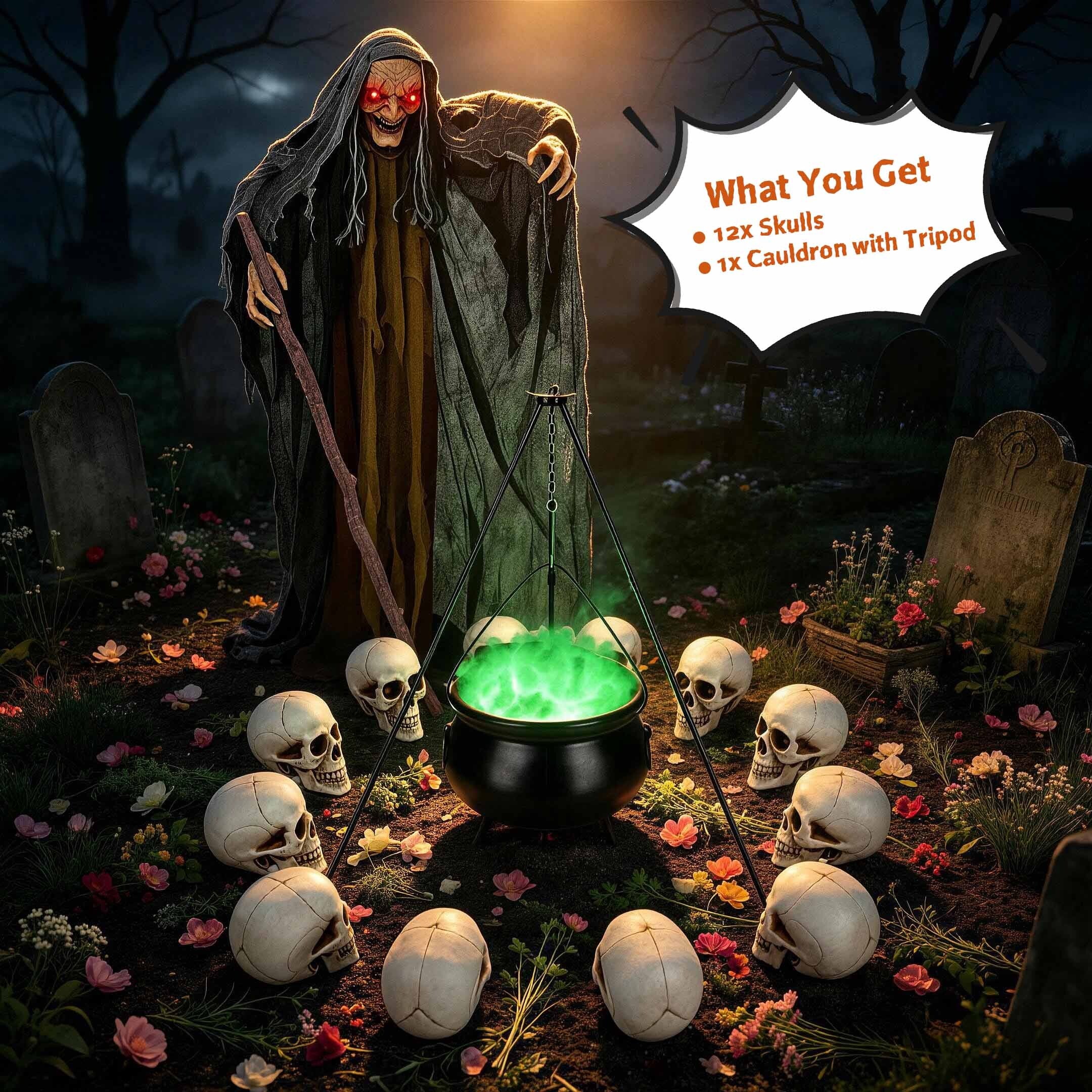 Yescom 60HALHAL025-KLTGB-LO Table-Halloween-Decor - View #3