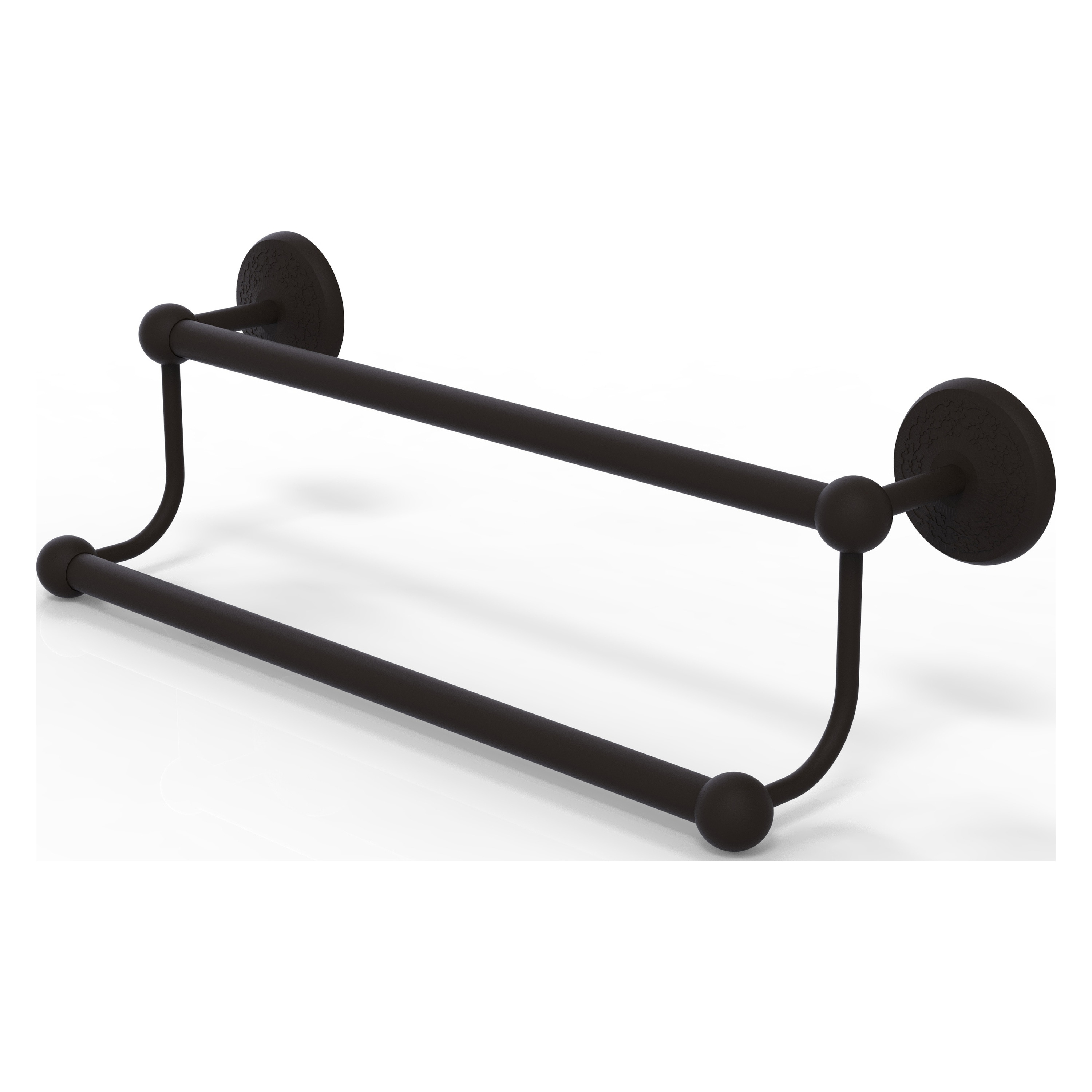 Allied Brass PMC-72/36-ORB Prestige Monte Carlo 36-in double Oil-rubbed bronze Wall mount Double Towel Bar