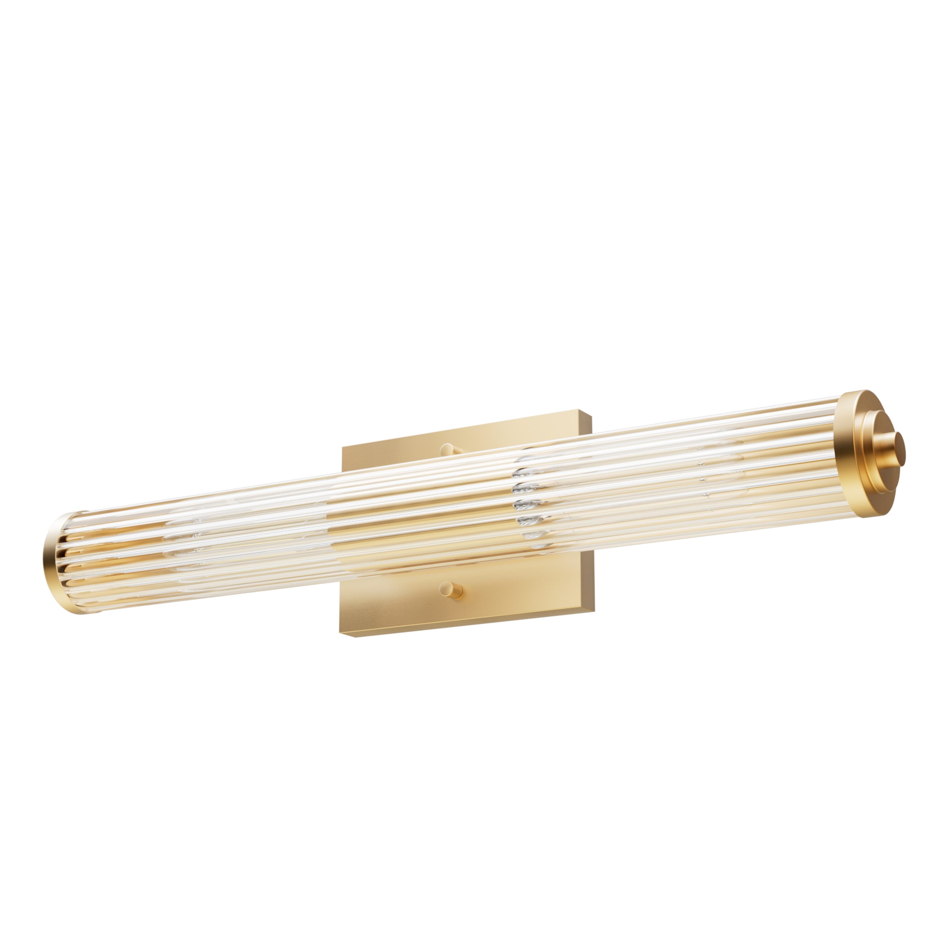 Hunter 19939 Holly Grove 24-in 2 -Light Satin Gold Traditional Vanity light