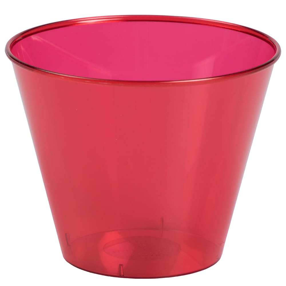 Disposable Party Plastic Cups - Red Drinking (12 12 oz., 240 Count