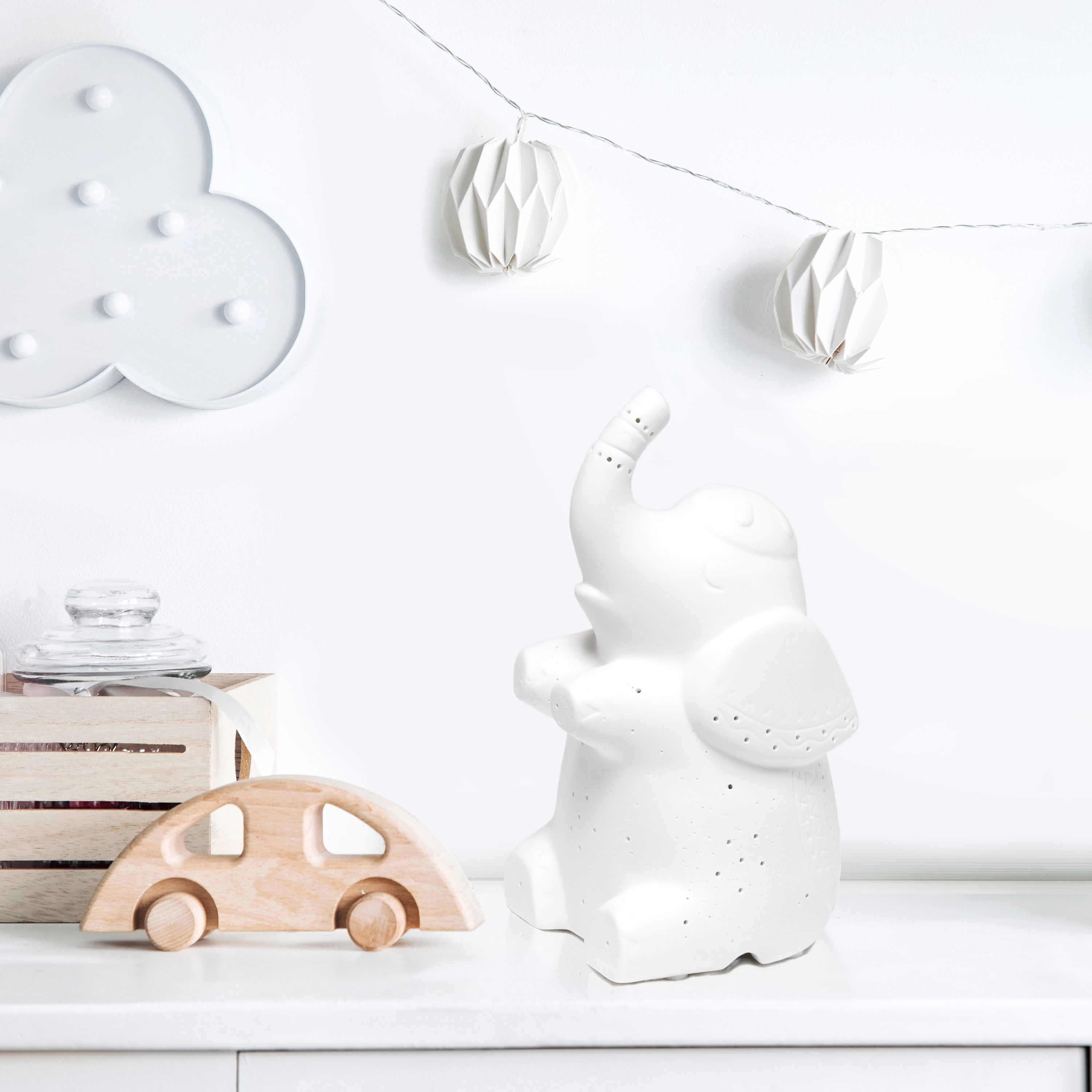 Simple Designs LT3337-WHT Table-Lamps - View #5