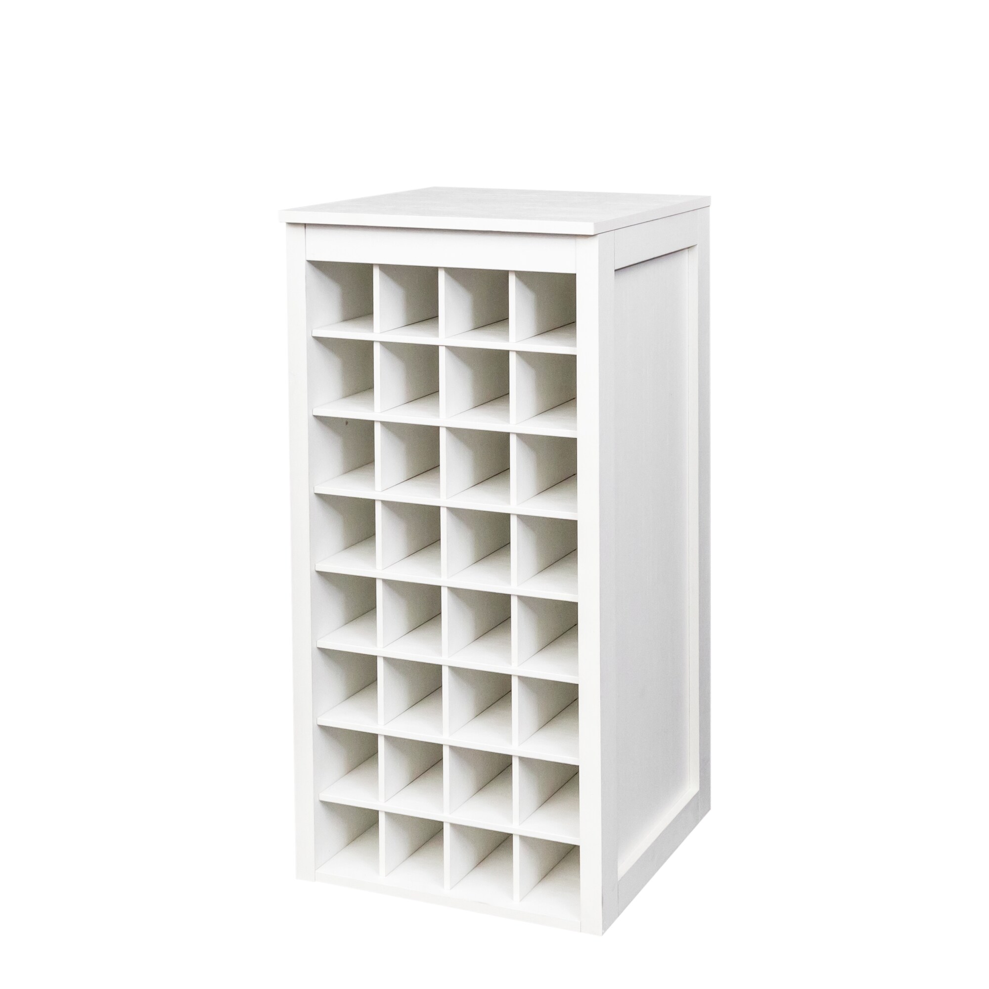 Oaks Decor OA331P5806 Contemporary/Modern White Sideboard with Wine Storage