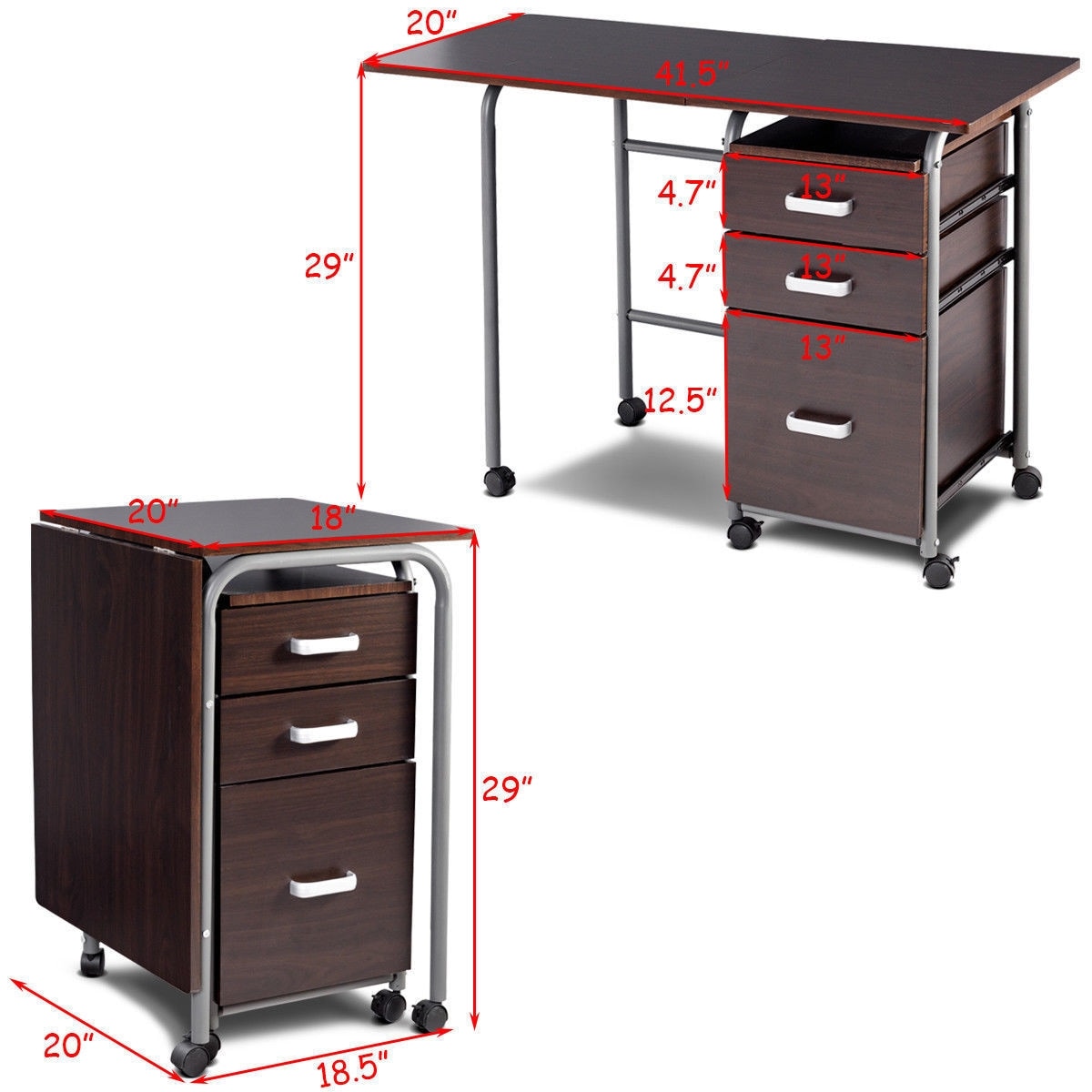 CASAINC WF-HW66328BN-LA desks - View #6