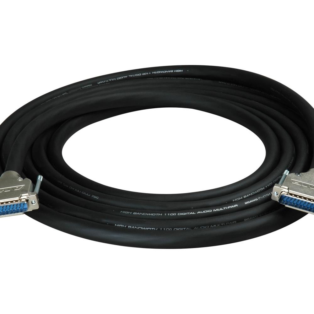  TCNCD280758 Sescom 25MA-TRS-M05 5 ft. x 24 in. Built Mogami 8 Channel Analog 25 Pin DSub Male to 8 TRS Male Audio Cable with Fanouts
