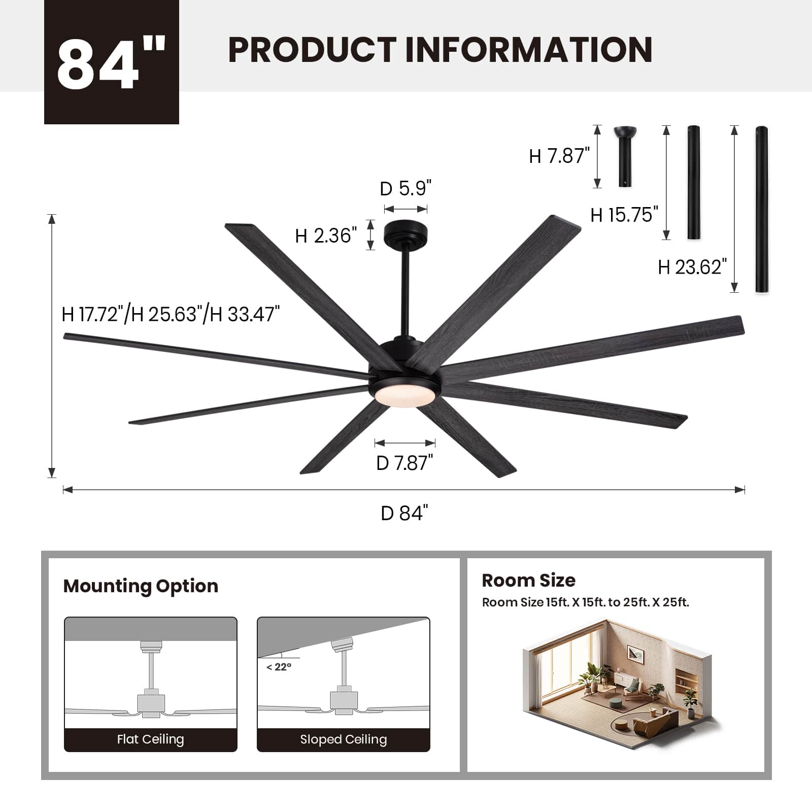 Liwidu LOWS-6993-01 Ceiling-Fans - View #4