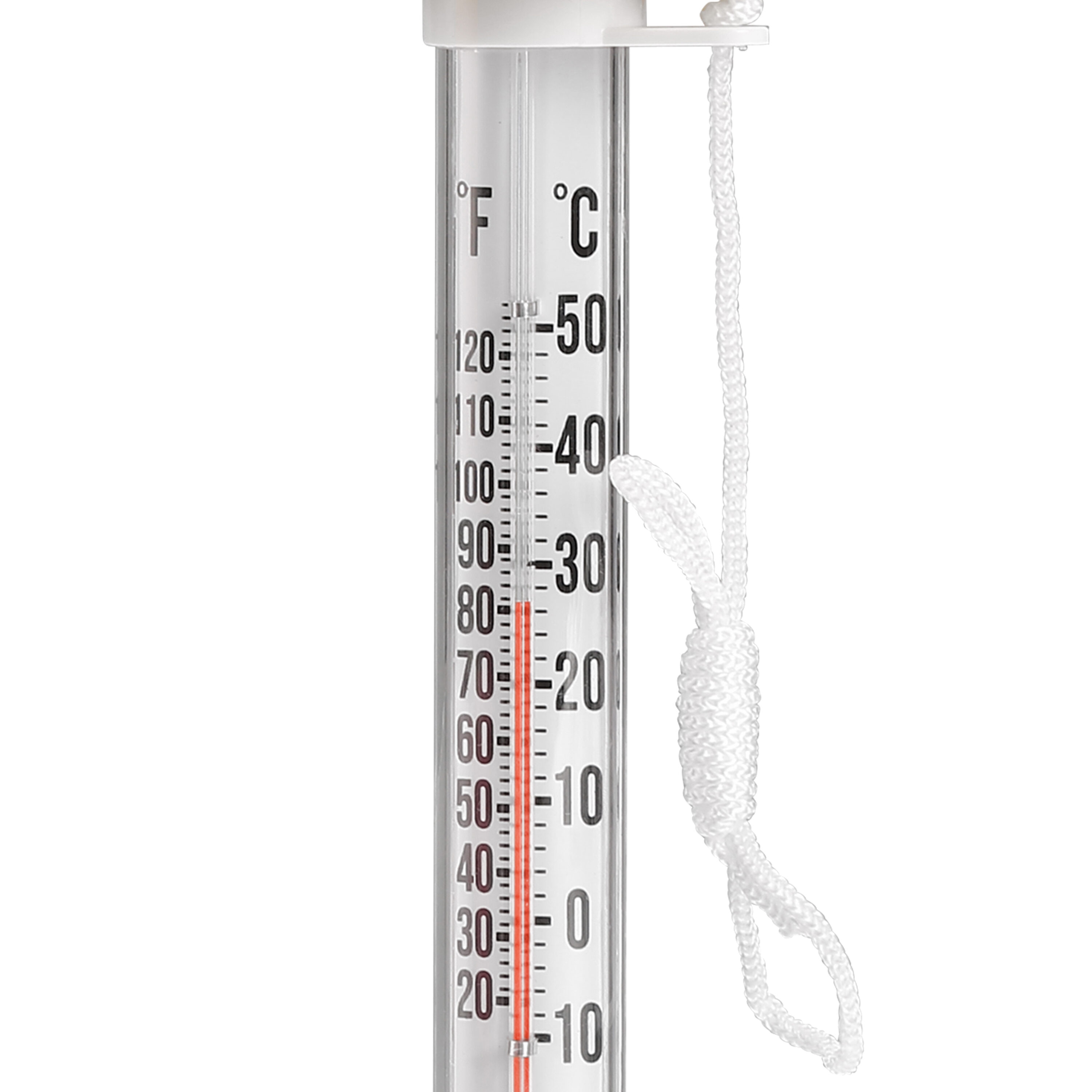 Pool Central Swimming Pool Thermometer With Cord And Removable Buoy 8.25” -  White : Target
