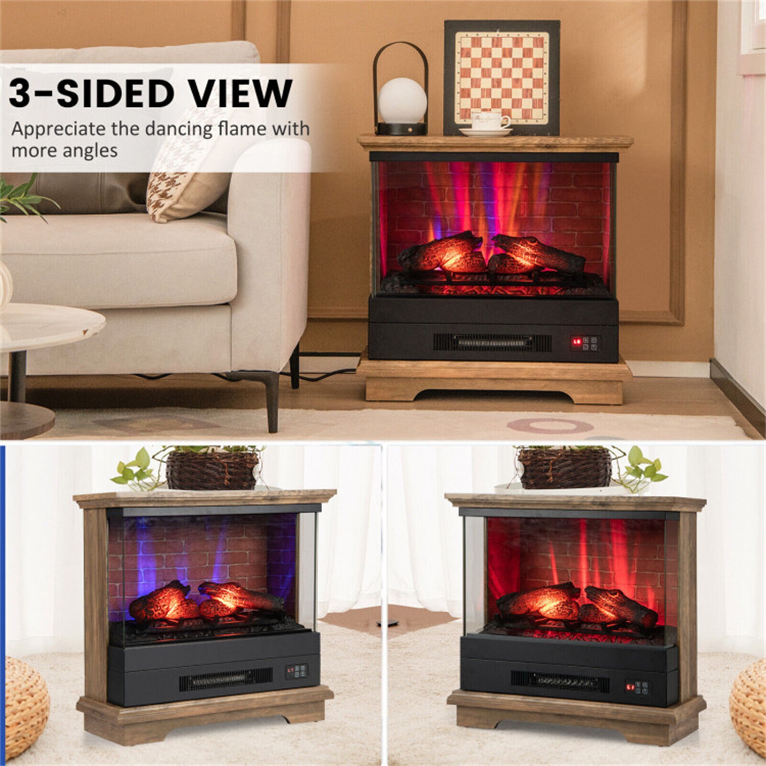 BABOOM BOM-60US-BN-CO Electric-Fireplaces - View #7