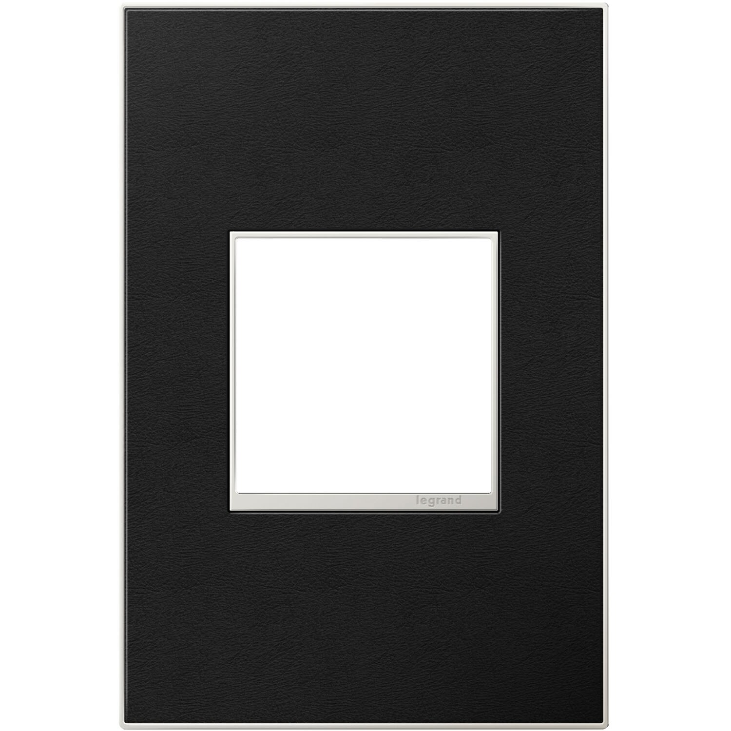 adorne® Brushed Satin Brass One-Gang Screwless Wall Plate