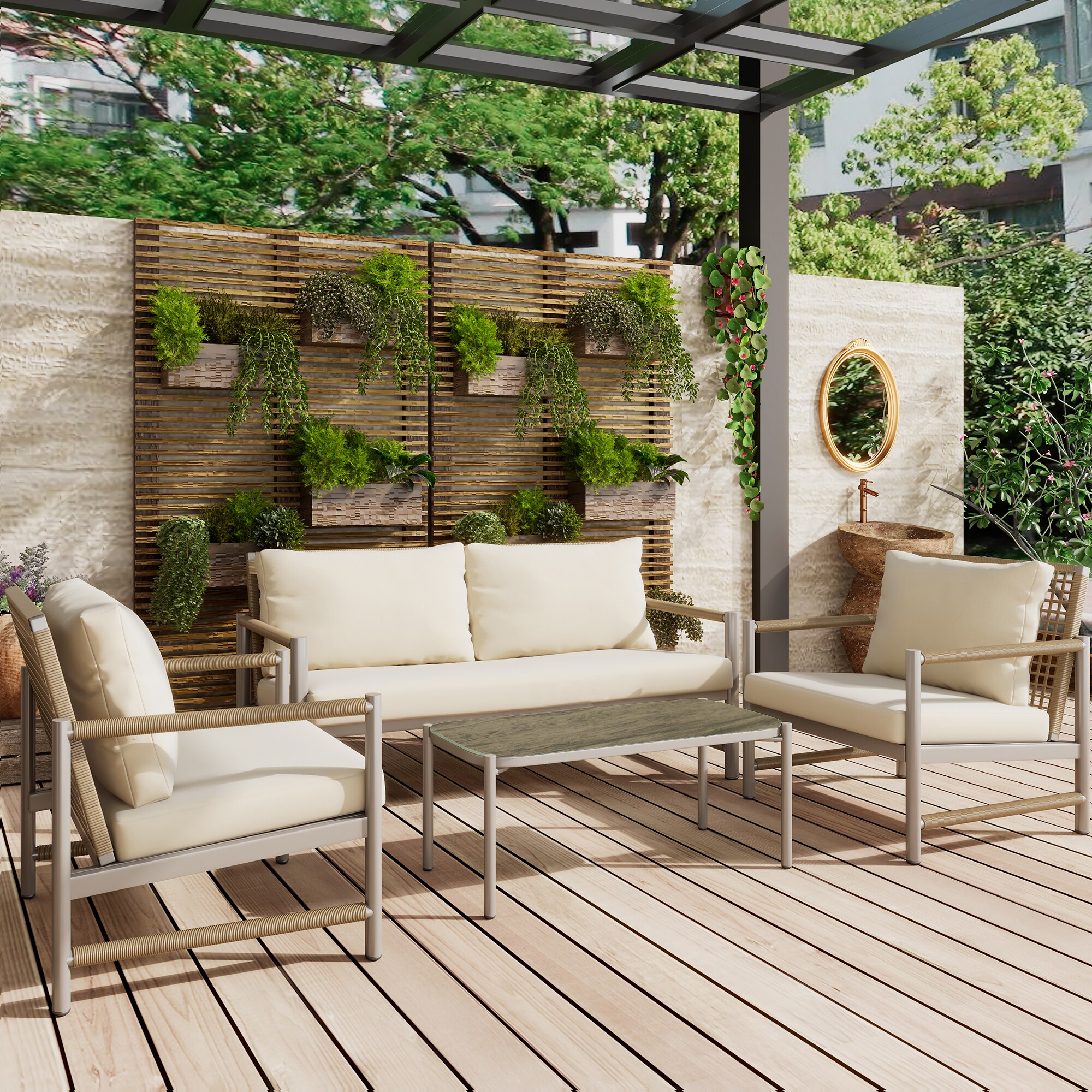 AHIOU HOME ZAAHG-7S00002SF Patio-Conversation-Sets - View #2
