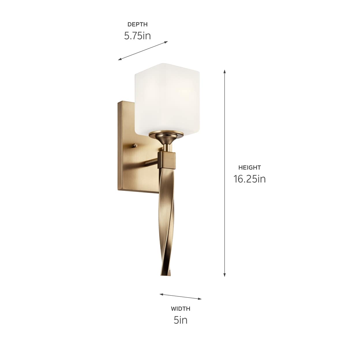 Kichler Marette 5-in 1-Light Gold Modern/Contemporary Vanity Light ...