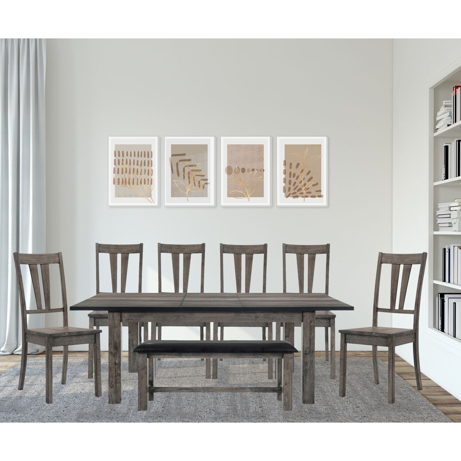 Hanover HDR006-8WD-WG Dining-Sets - View #6