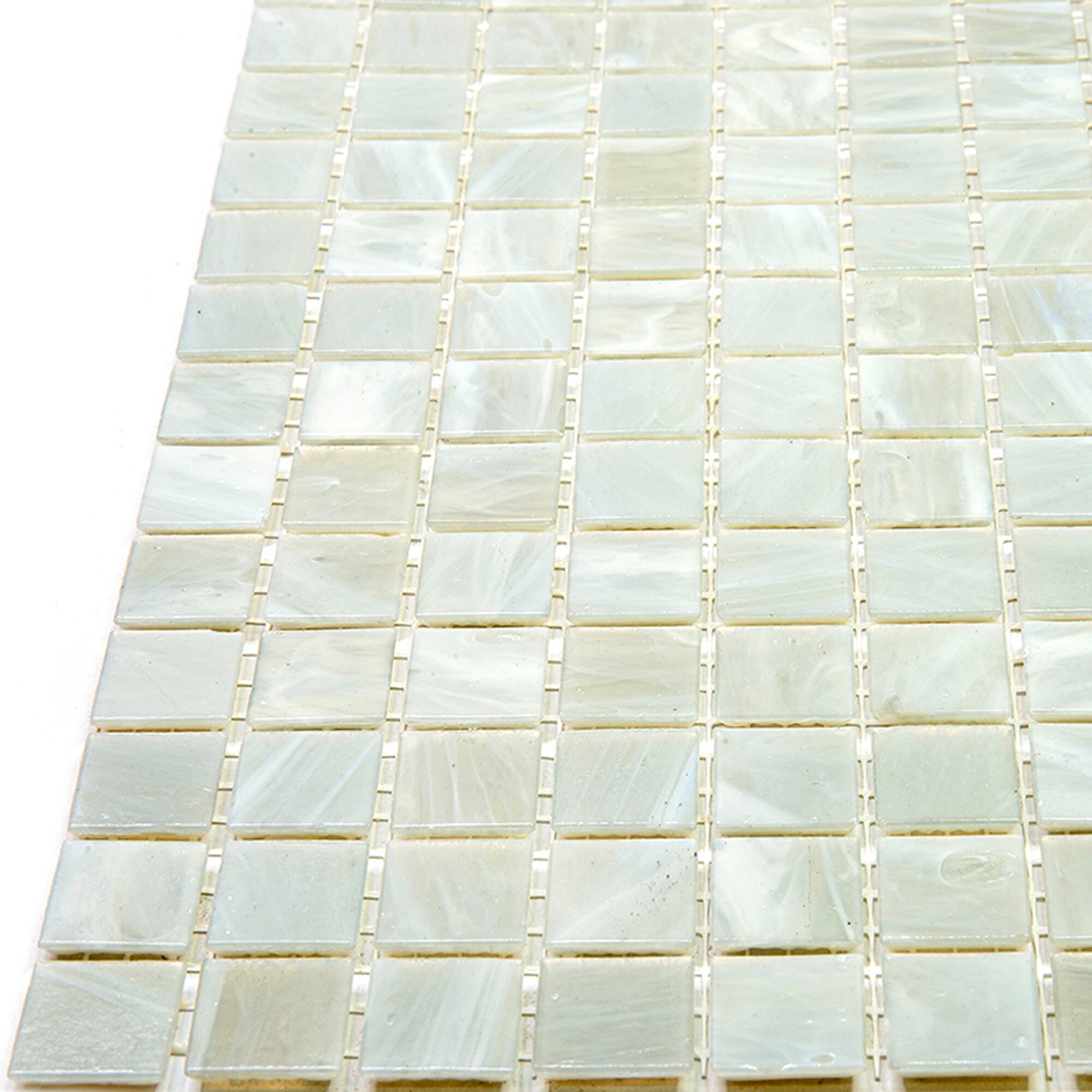 Apollo Tile Celestial Pastel Gray 12-in x 12-in Glossy Glass Uniform Squares Floor and Wall Tile (20-sq. ft/ Carton)
