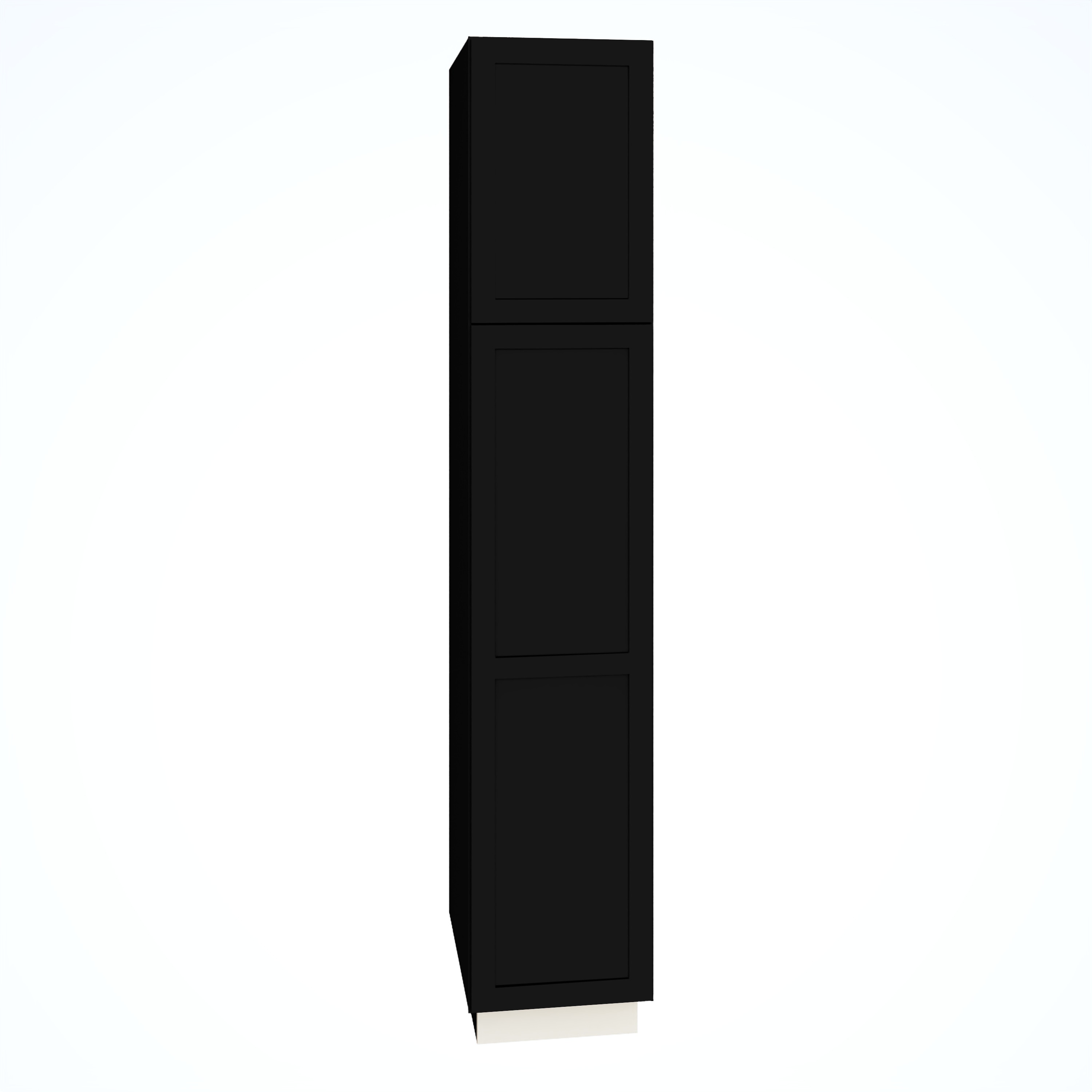 Diamond Express 61I-U189324R Jamestown 18-in W x 93-in H x 24-in D Black Pantry Fully assembled Plywood Cabinet (Recessed Panel Shaker)