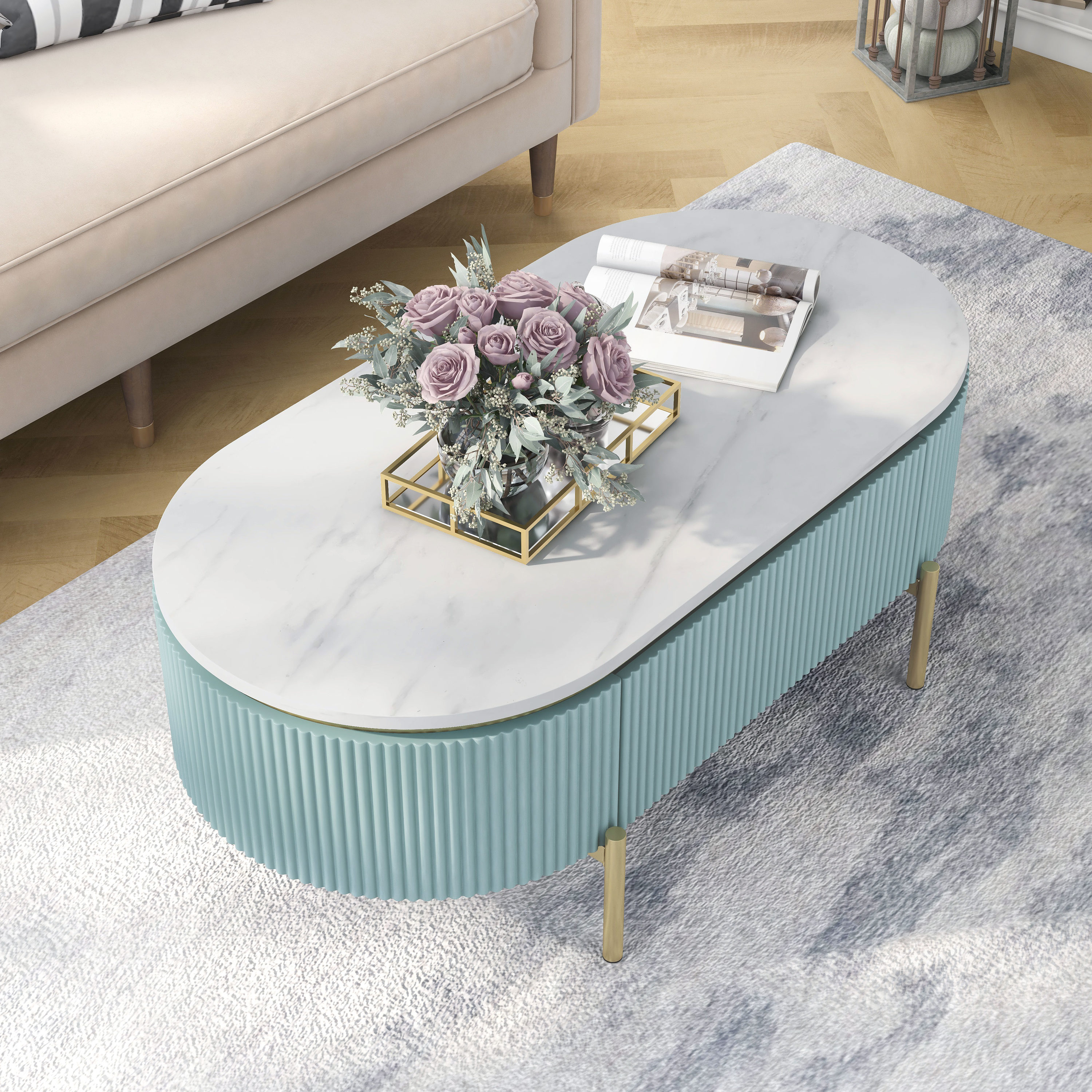 Furniture of America IDF-4412GR-C Coffee-Tables - View #7