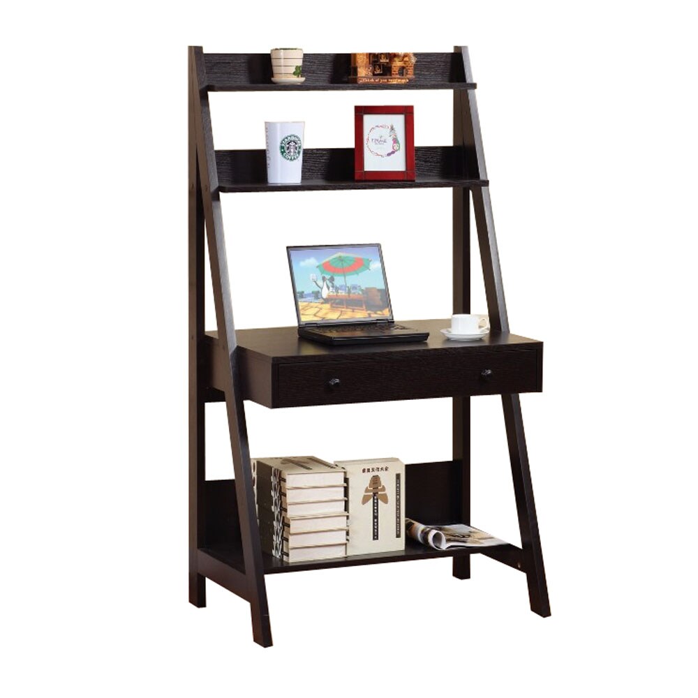 ladder desk brown