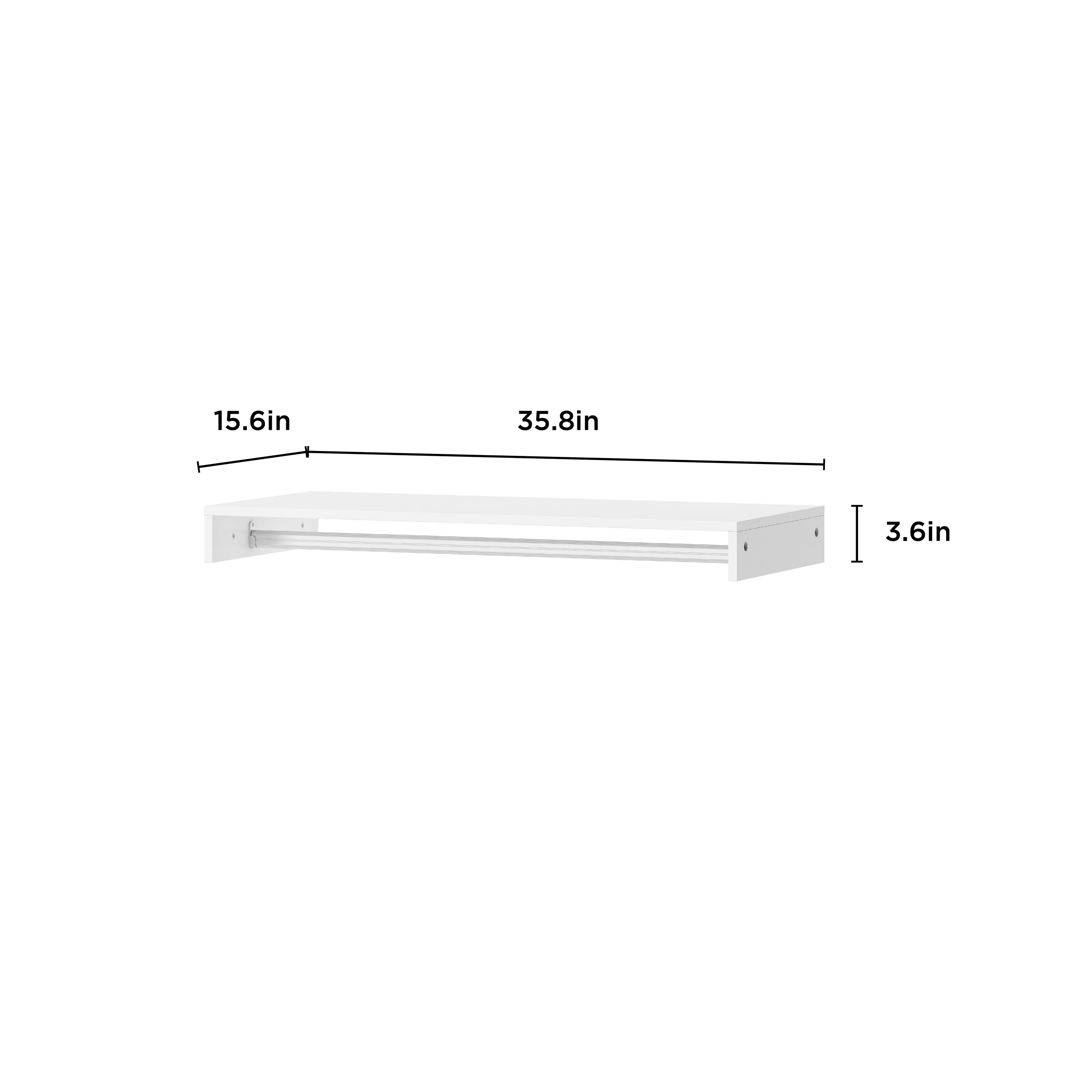 Style Selections LWSSRK Wood-Closet-Shelves - View #3