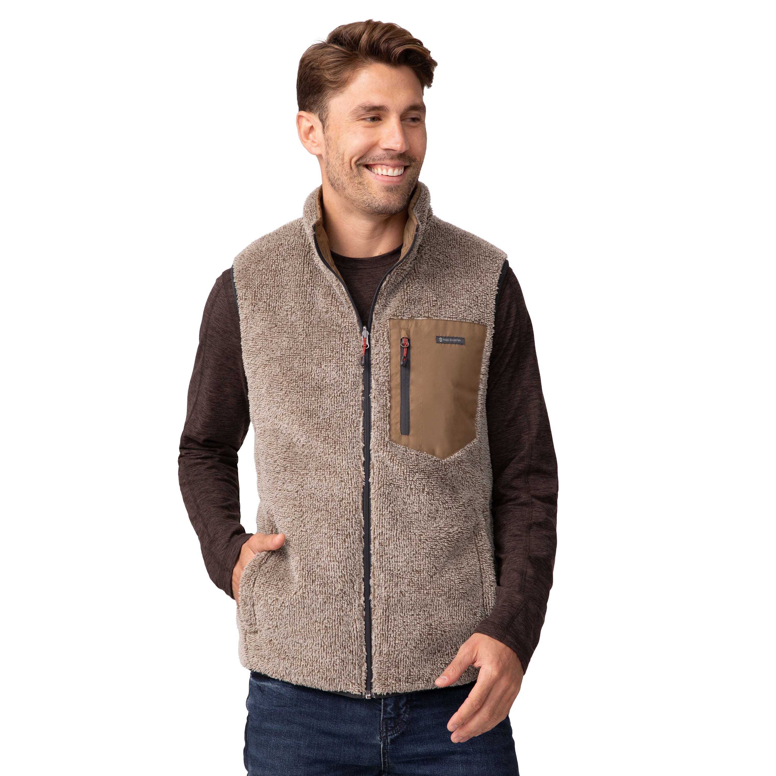 Free Country 197-MOF3617BROWN XL Jackets-Coats - View #2