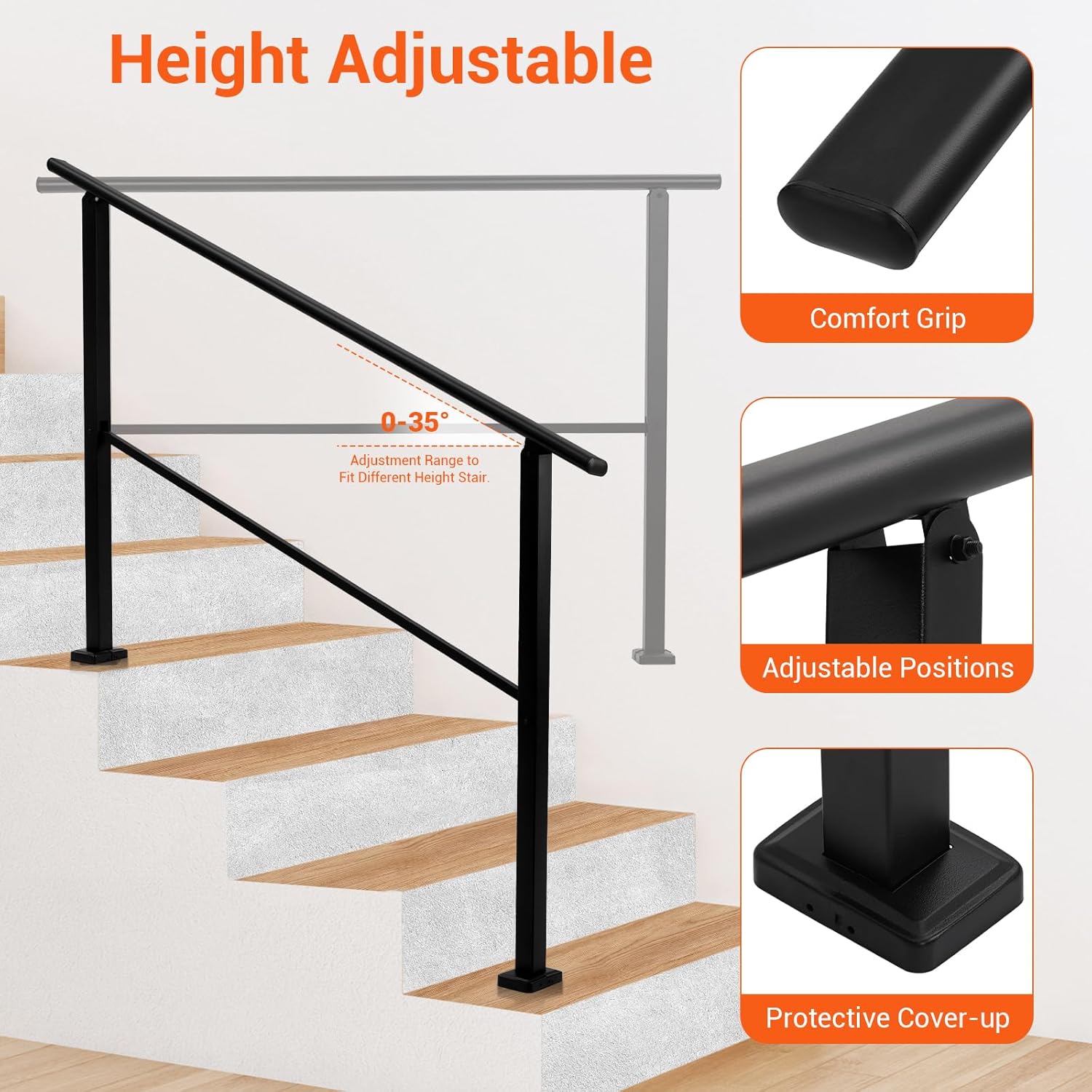 Qeetex JXNAG-PHO-33G9BM49 Interior-Stairpart-Railing - View #4