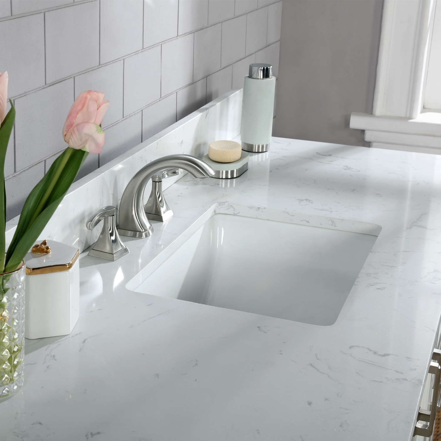 Altair 538060S-WH-AW Bath-Vanity-Combo - View #3