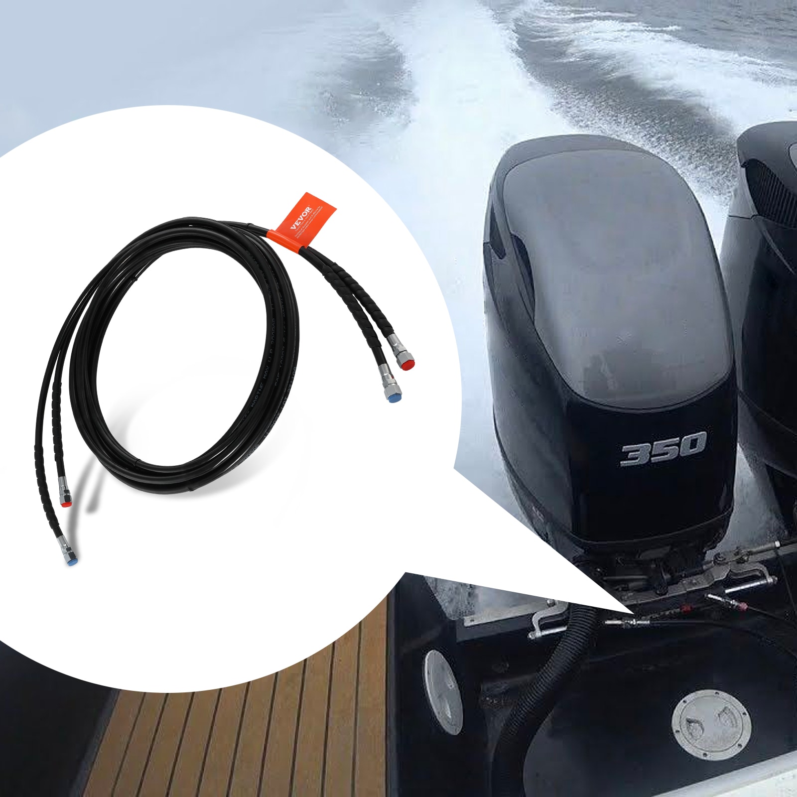 VEVOR YYRGPJ220YC0PY24VV0 Boat-Control-Cables - View #2