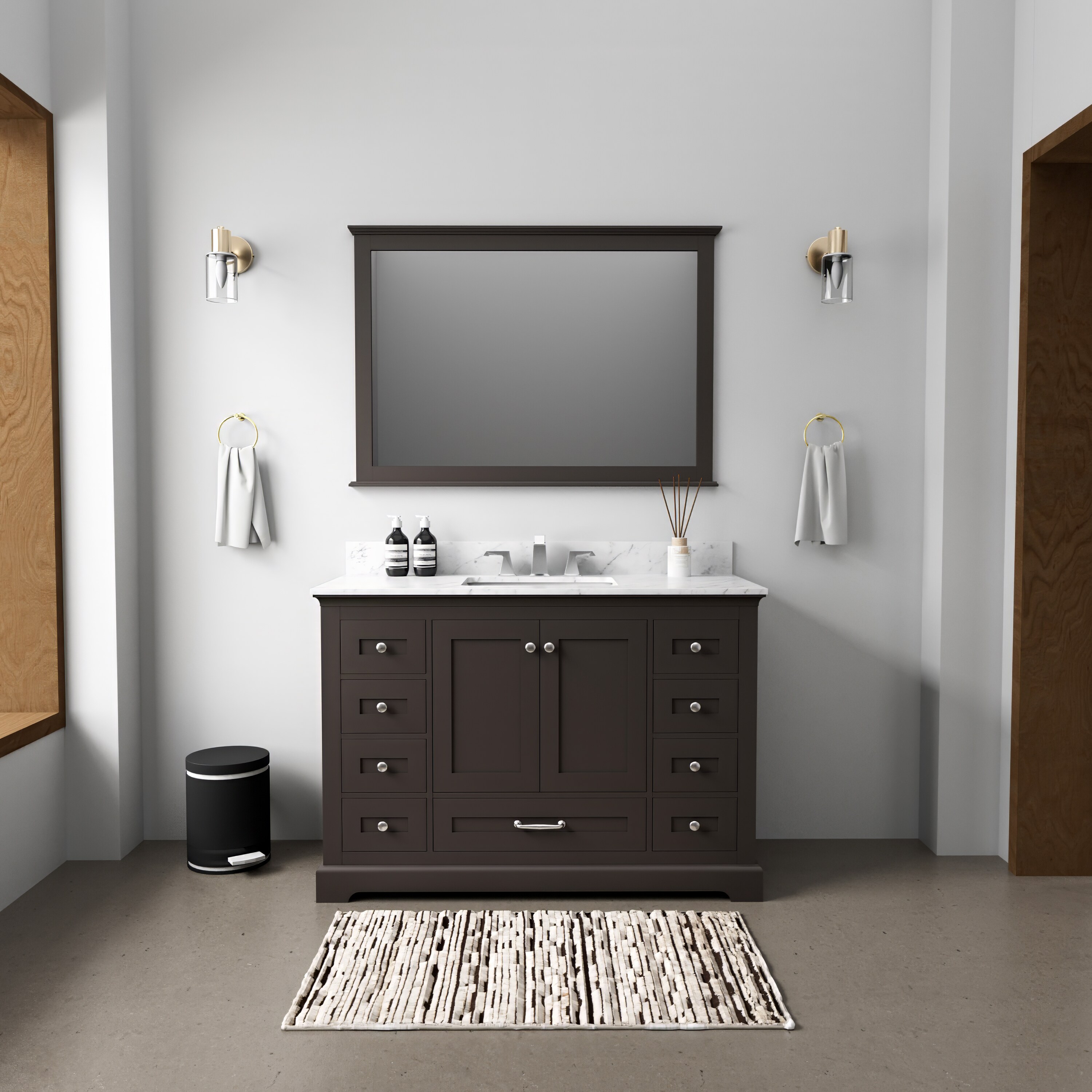 Lexora LD342248SGDSM46F Bath-Vanity-Combo - View #3