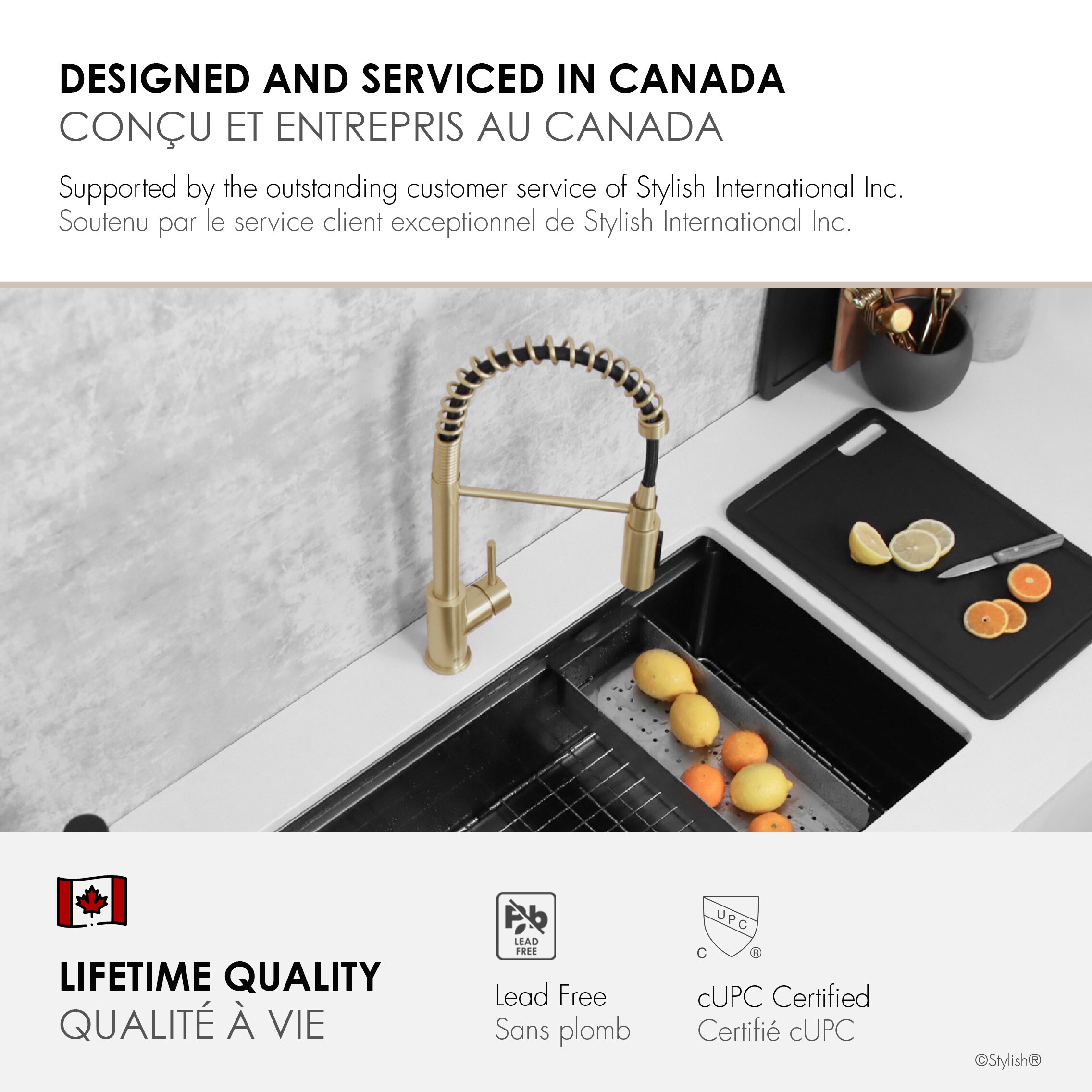 Stylish K-107GR Kitchen-Faucets - View #10